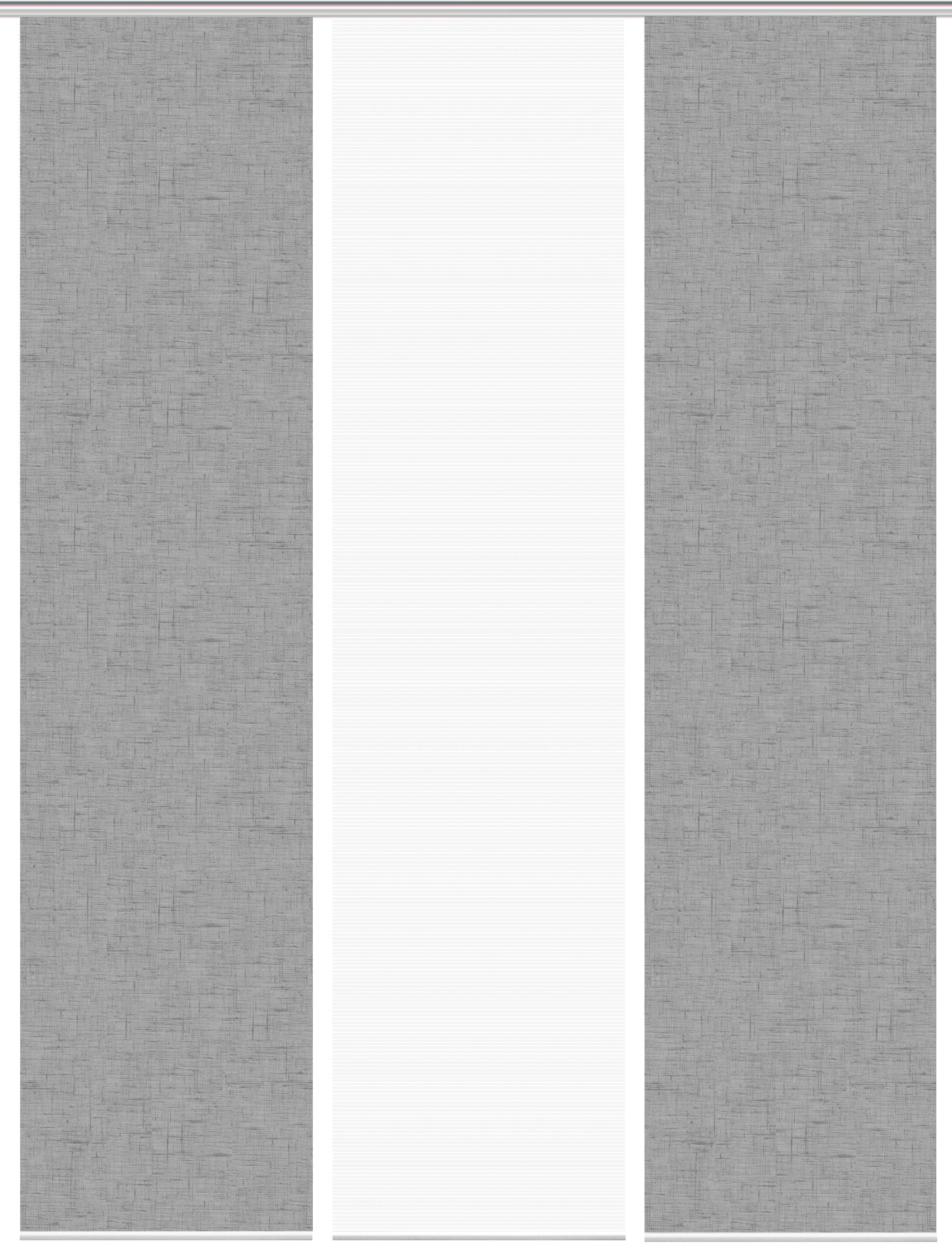 Vision S Schiebegardine »PIVE 3er SET« Paneelwagen 3 Stk. tlg. Schiebevorhang Digidruck 3er Set PIVE