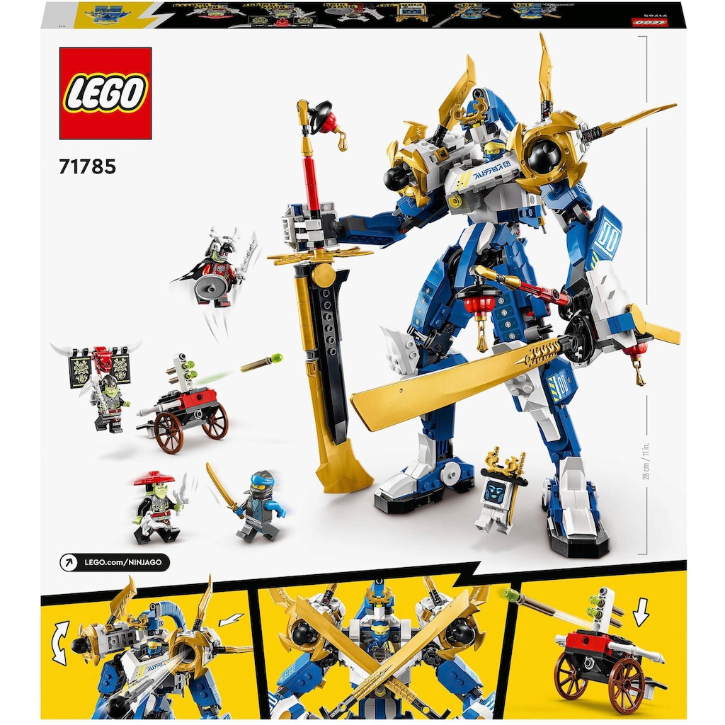 LEGO® Konstruktionsspielsteine »Jays Titan-Mech (71785), LEGO® NINJAGO«, (794 St.), Made in Europe