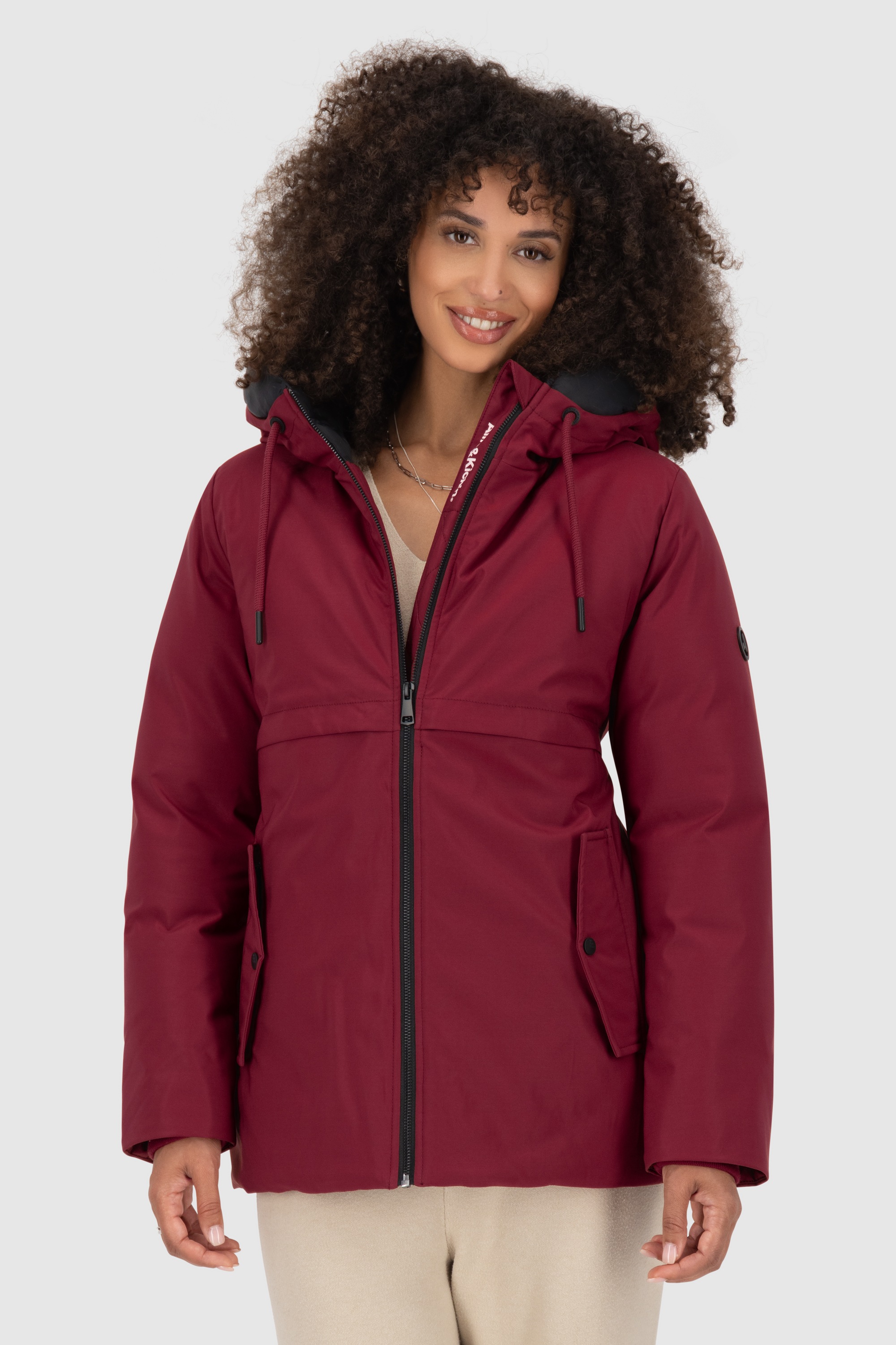 Alife & Kickin Winterjacke »Damen CicelyAK A«, Kurze warme Damenwinterjacke mit gefütterter Kapuze