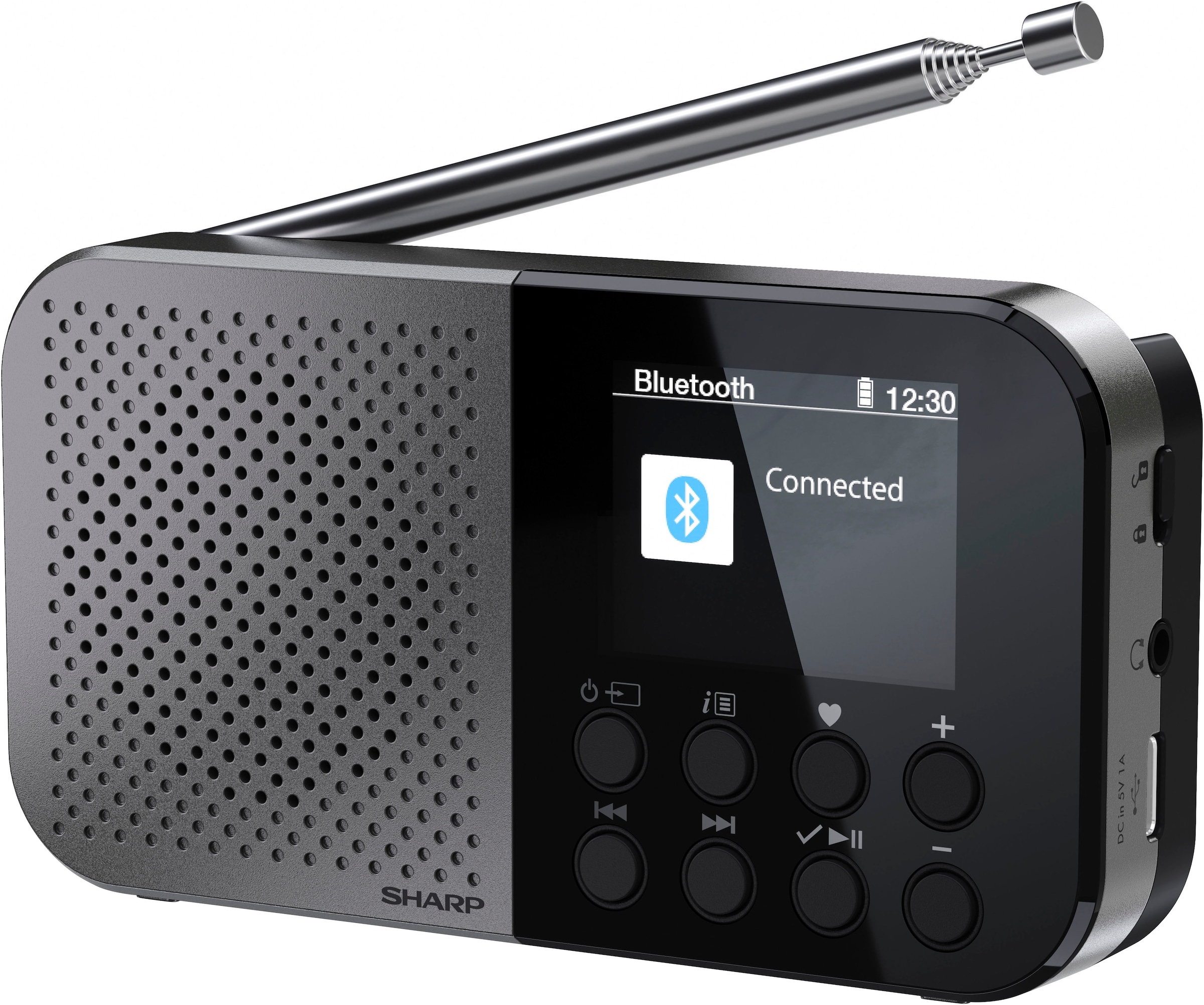 Sharp Radio »DR-P520«, (AVRCP Bluetooth-A2DP Bluetooth-Bluetooth 1,5 W)