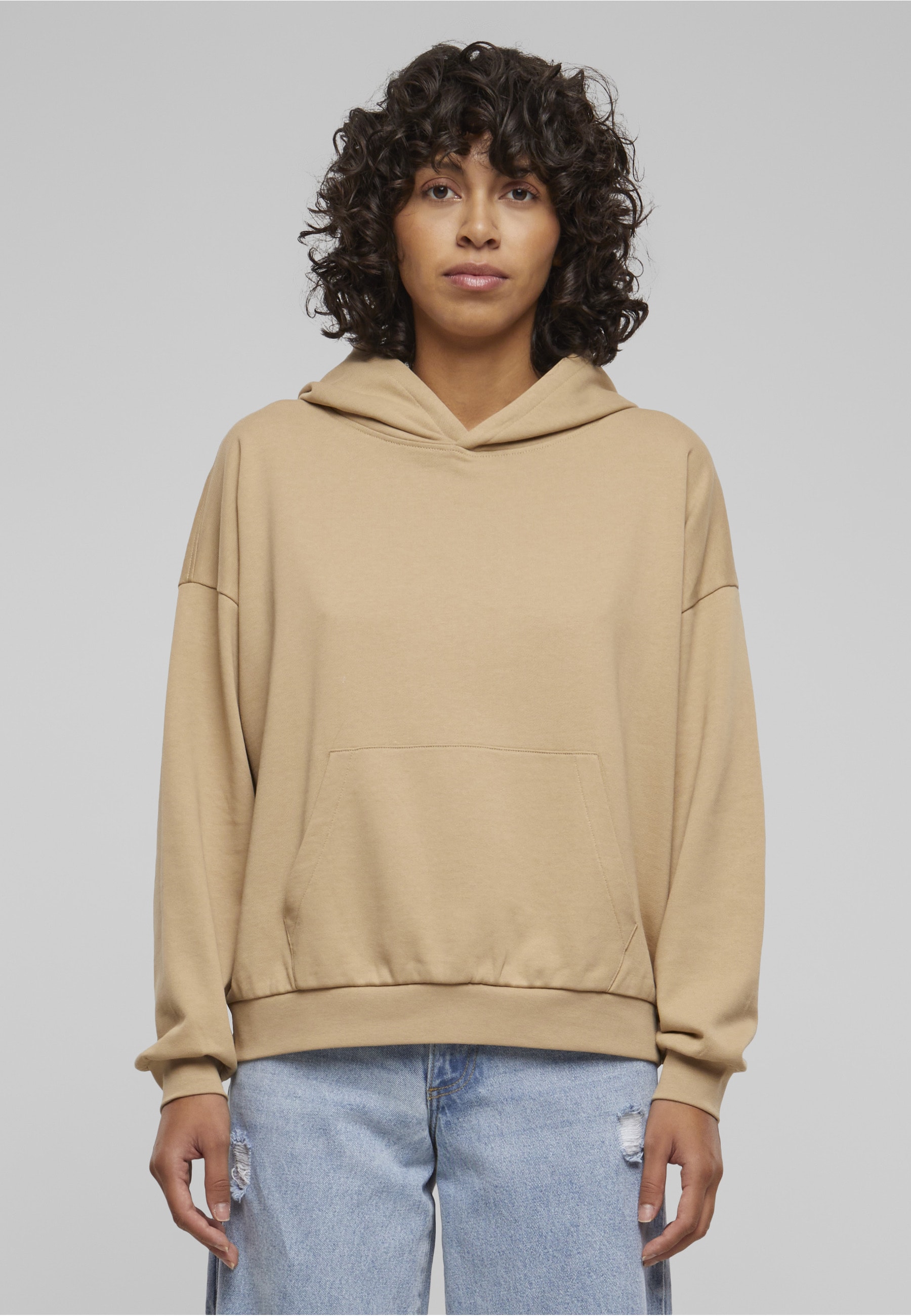 URBAN CLASSICS Kapuzensweatshirt »Urban Classics Ladies Light Terry Oversized Hoodie«
