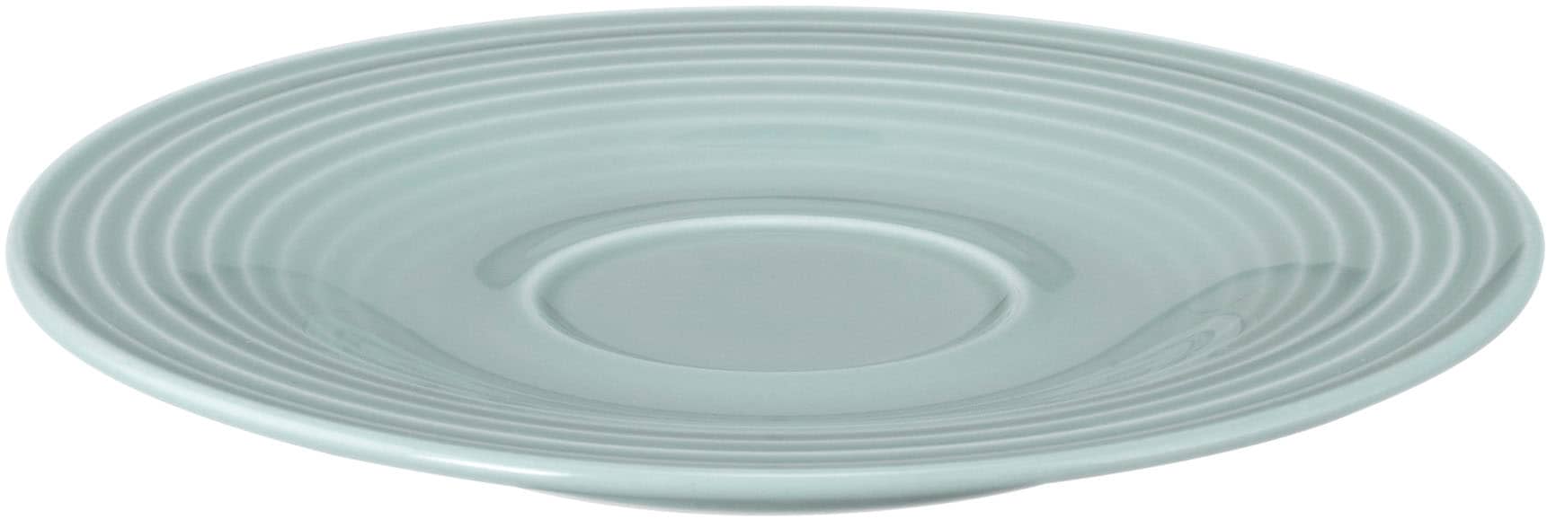 Seltmann Weiden Teeservice »Geschirr-Set Beat«, (Set, 18 tlg., 6 x Teeobertasse, 6 x Kombi-Untertasse klein, 6 x Brotteller), Teller, Tassen, Untertassen, Rillendekor, 18 Teile, für 6 Personen