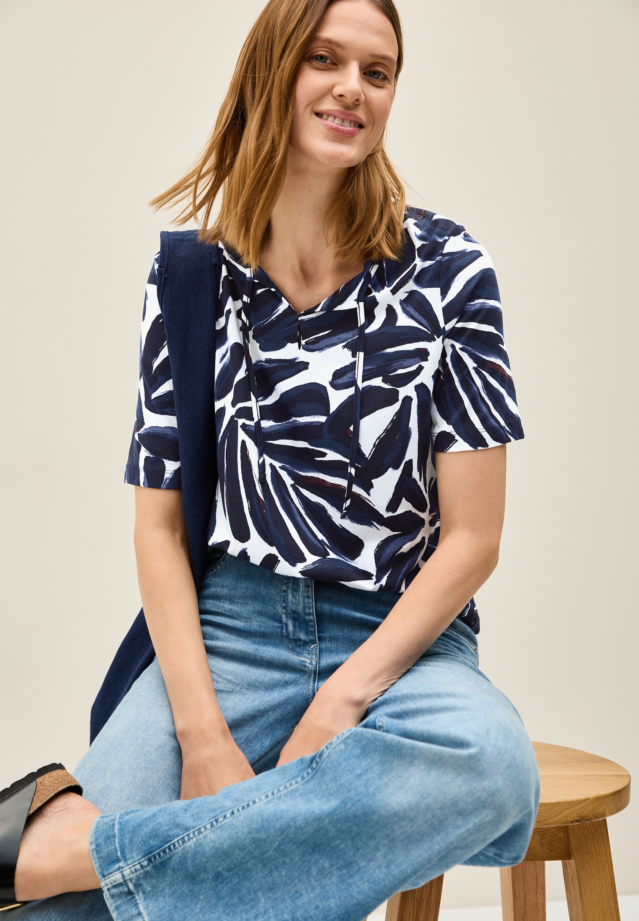 Cecil Print-Shirt, im Tunika-Look