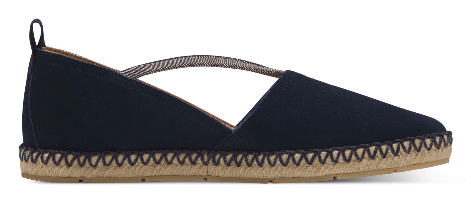 Tamaris Espadrille, Plateau, Sommerschuh, Flats, Schlupfschuh mit Touch It-Ausstattung