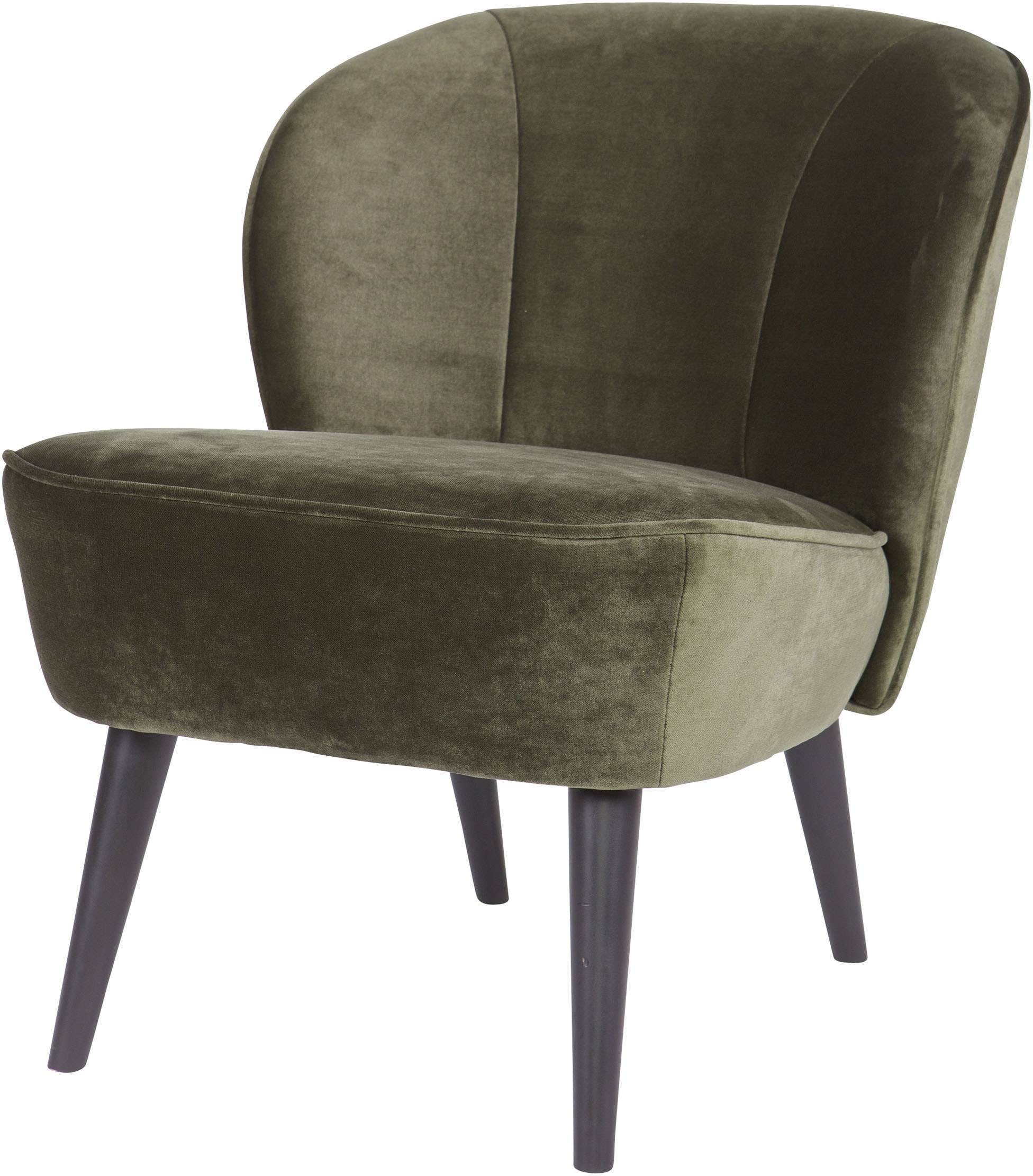 WOOOD Sessel »Sara«, weich gepolstert, 4-Fuß Gestell, H 71 cm x B 59 cm günstig online kaufen