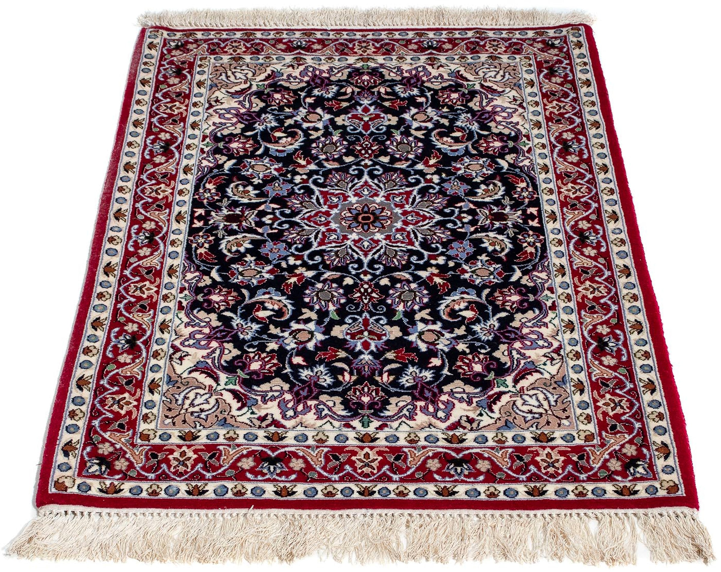 morgenland Orientteppich »Perser - Isfahan - Premium - 104 x 73 cm - dunkel günstig online kaufen