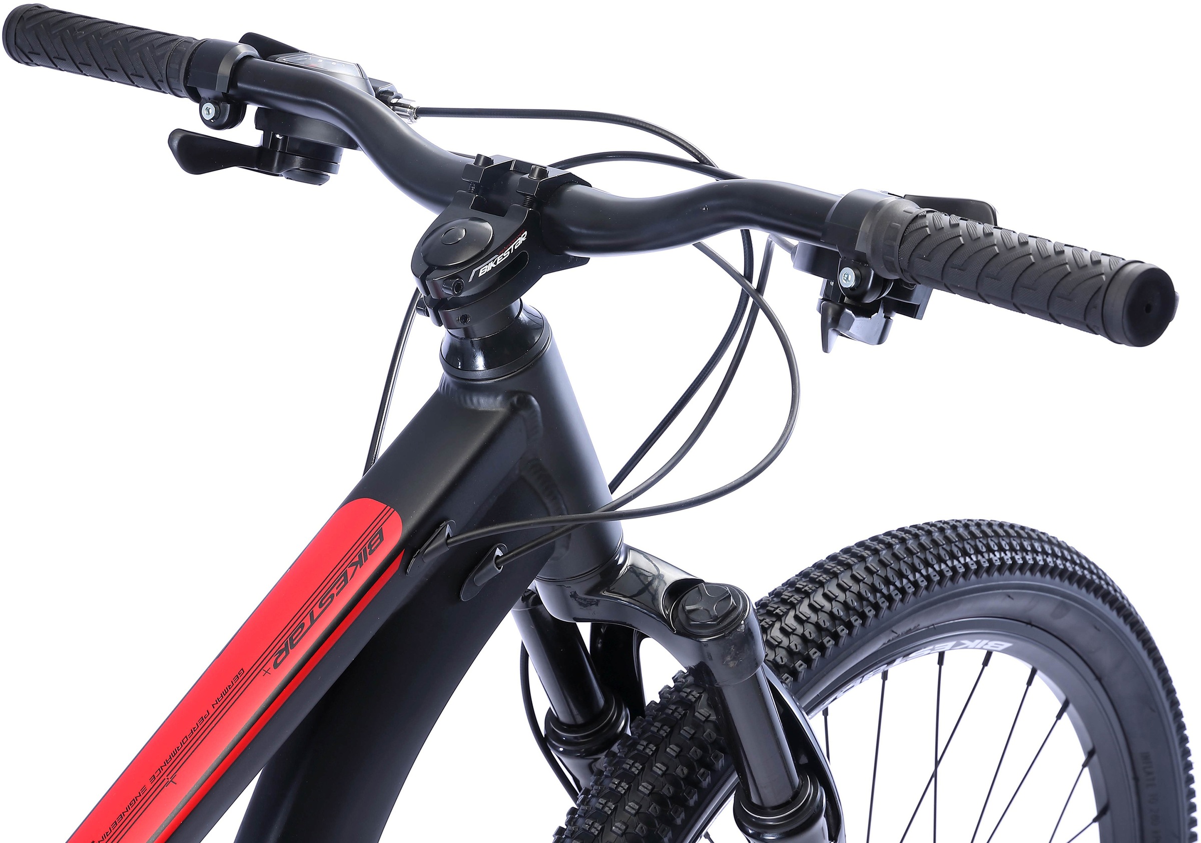 Bikestar Mountainbike, 21 Gang, Shimano, RD-TY300 Schaltwerk, Kettenschaltung, für Damen und Herren, Kettenschaltung