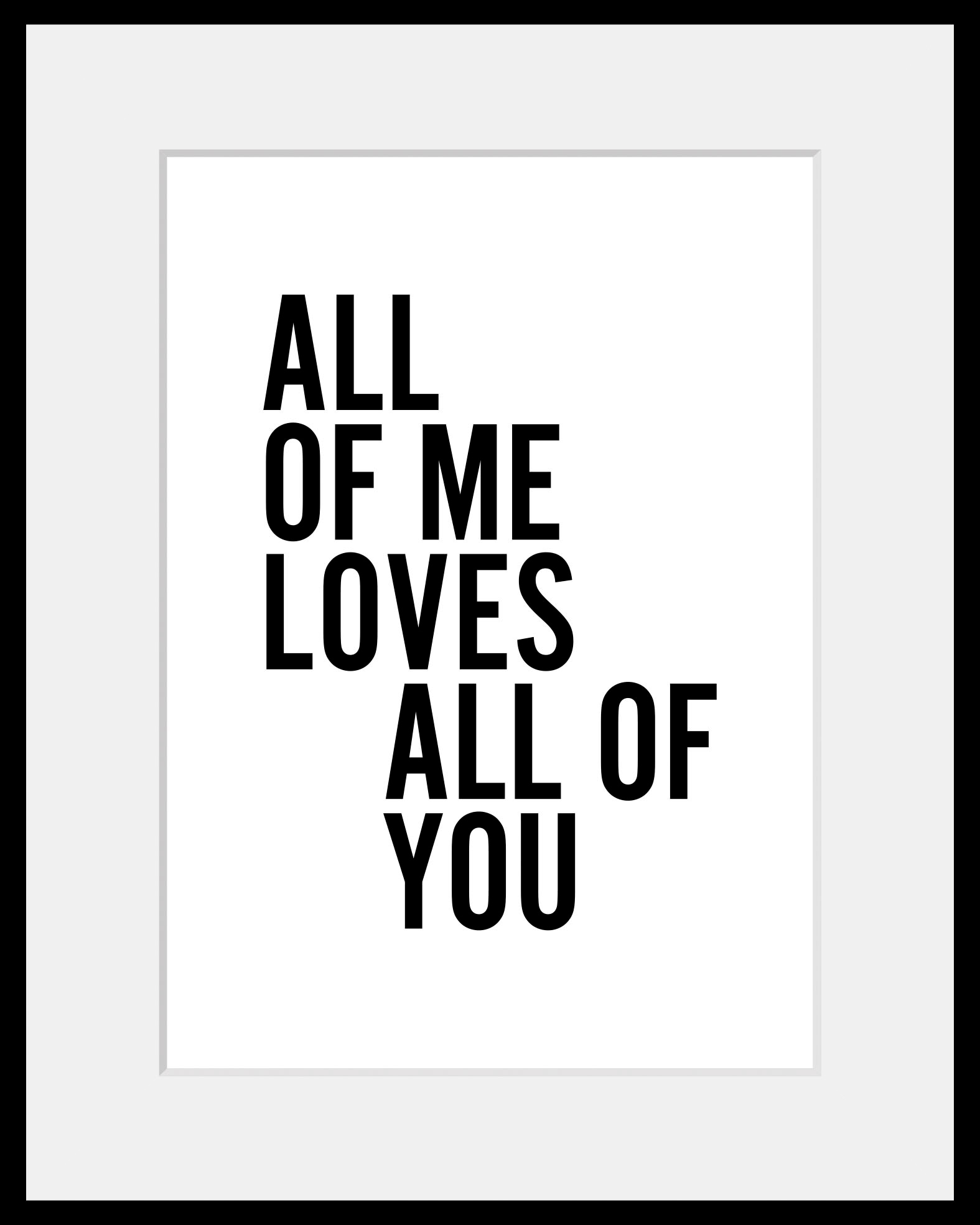 queence Bild »Sam Smith« Schriftzug | Schriftzüge | Schwarz-Weiß | Sprüche & Texte 1 Stk. tlg. HD Premium Poster-Druck inkl. Holzrahmen