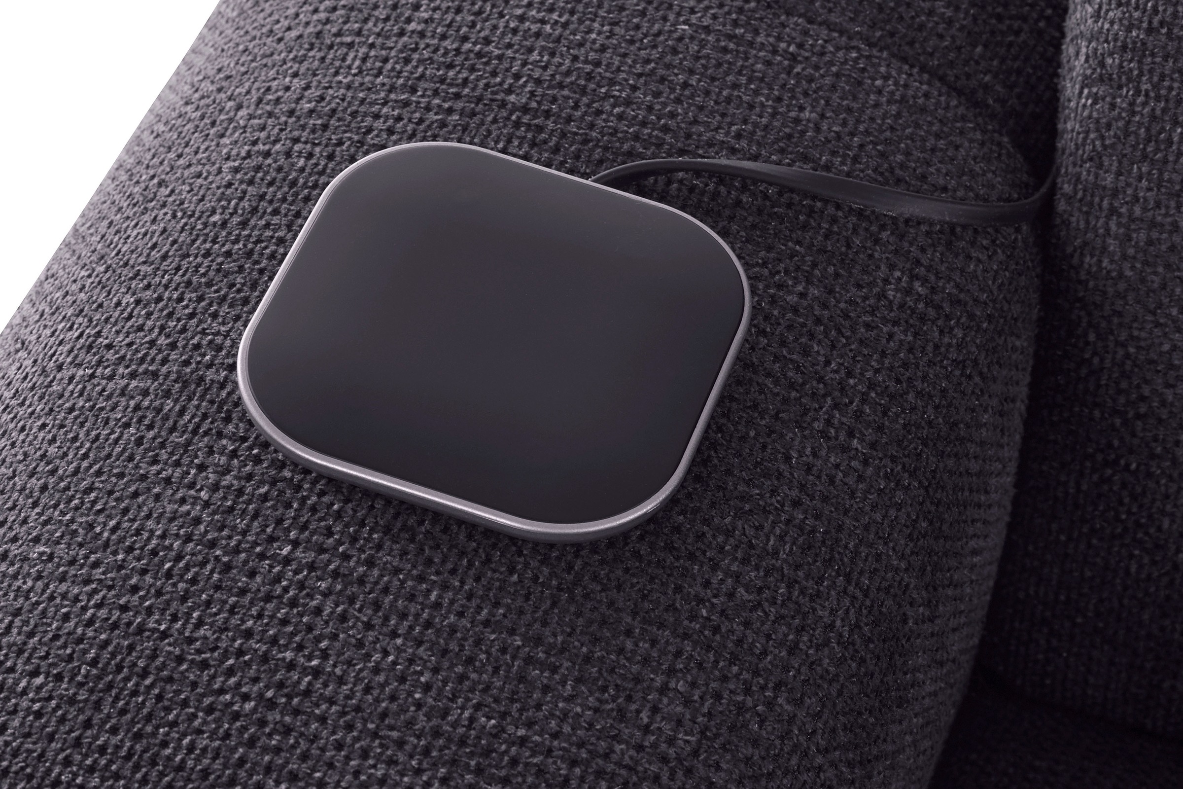 COTTA Ecksofa »Mia L-Form mit 3 Zierkissen«, wahlweise mit Bettfunktion, Bettkasten, Beleuchtung & Wireless-Charger