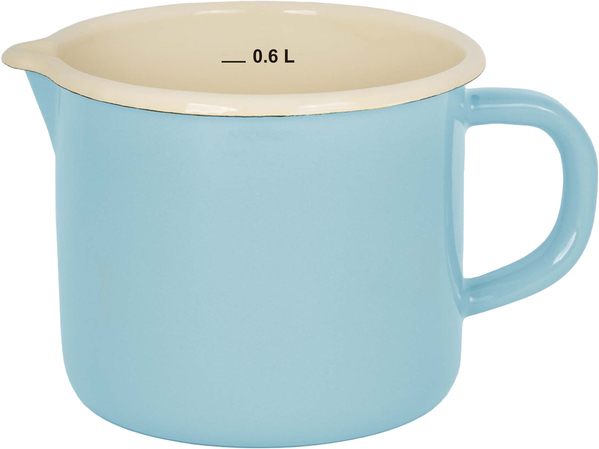 Krüger Milchtopf »Sylt« Emaille 1 Stk. tlg. Induktion günstig online kaufen