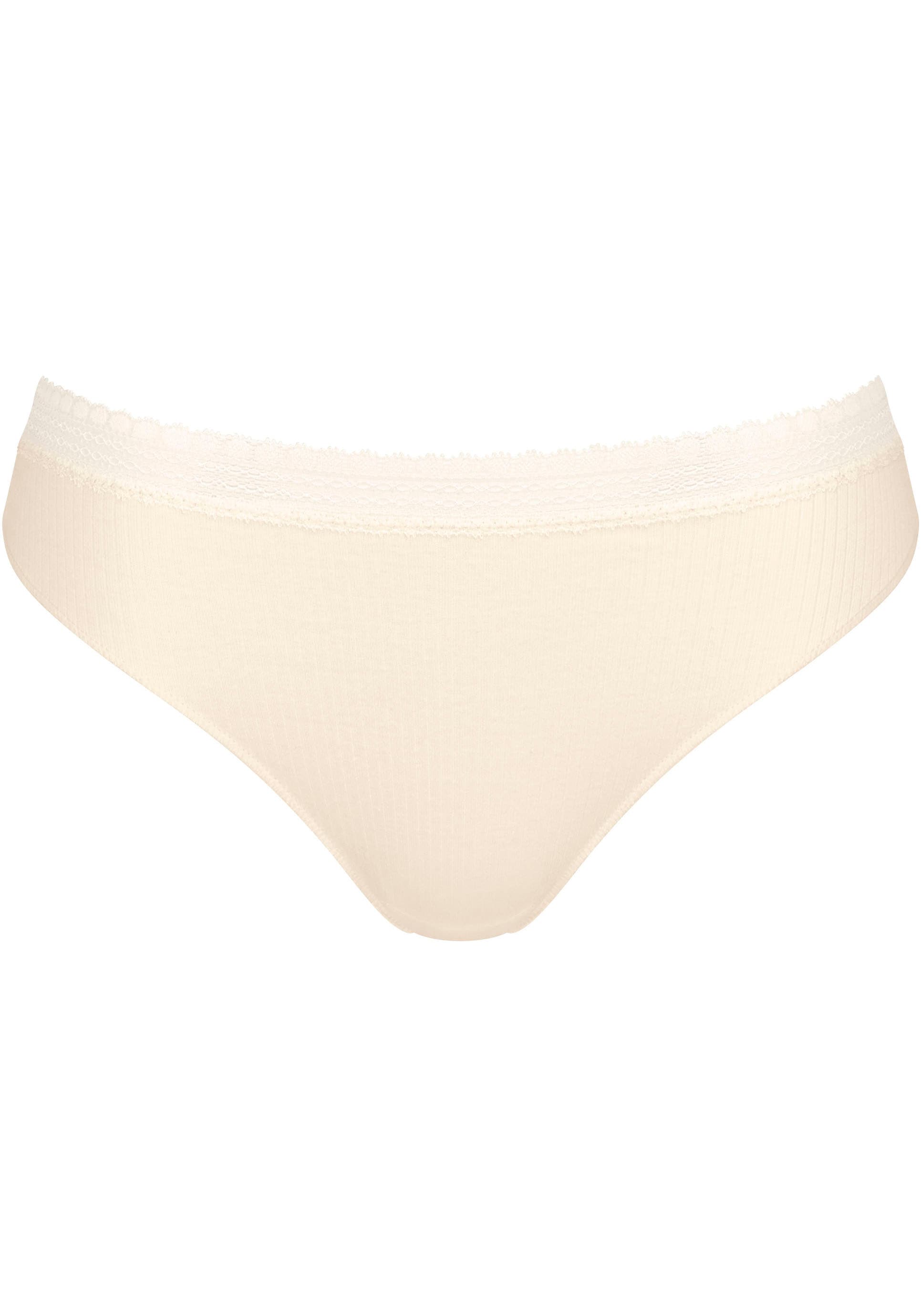 sloggi Slip »GO Ribbed R Tai C2P«, (2er Pack), weiche Rippware mit Spitzenbesatz