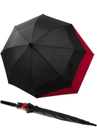 doppler® Stockregenschirm »Fiber Long AC Move schwarz/rot« kaufen