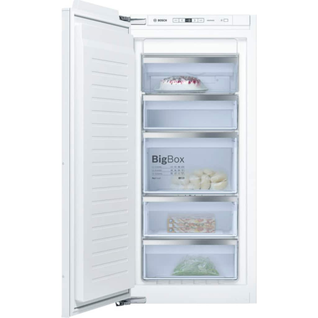 BOSCH Einbaugefrierschrank »GIN41ACE0«, 6, 122,1 cm hoch, 55,8 cm breit