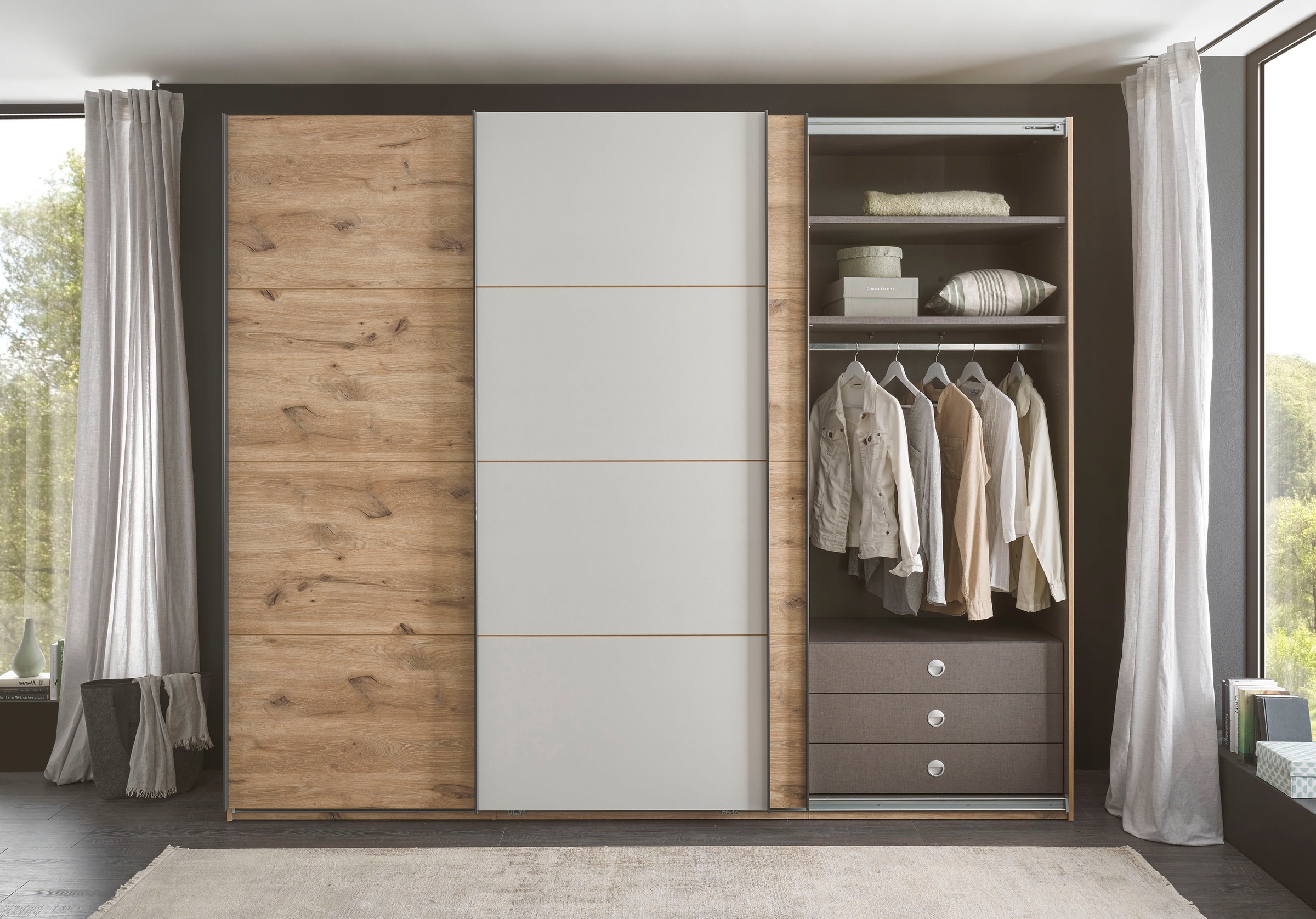 Schlafkontor Schwebetürenschrank »Preda«
