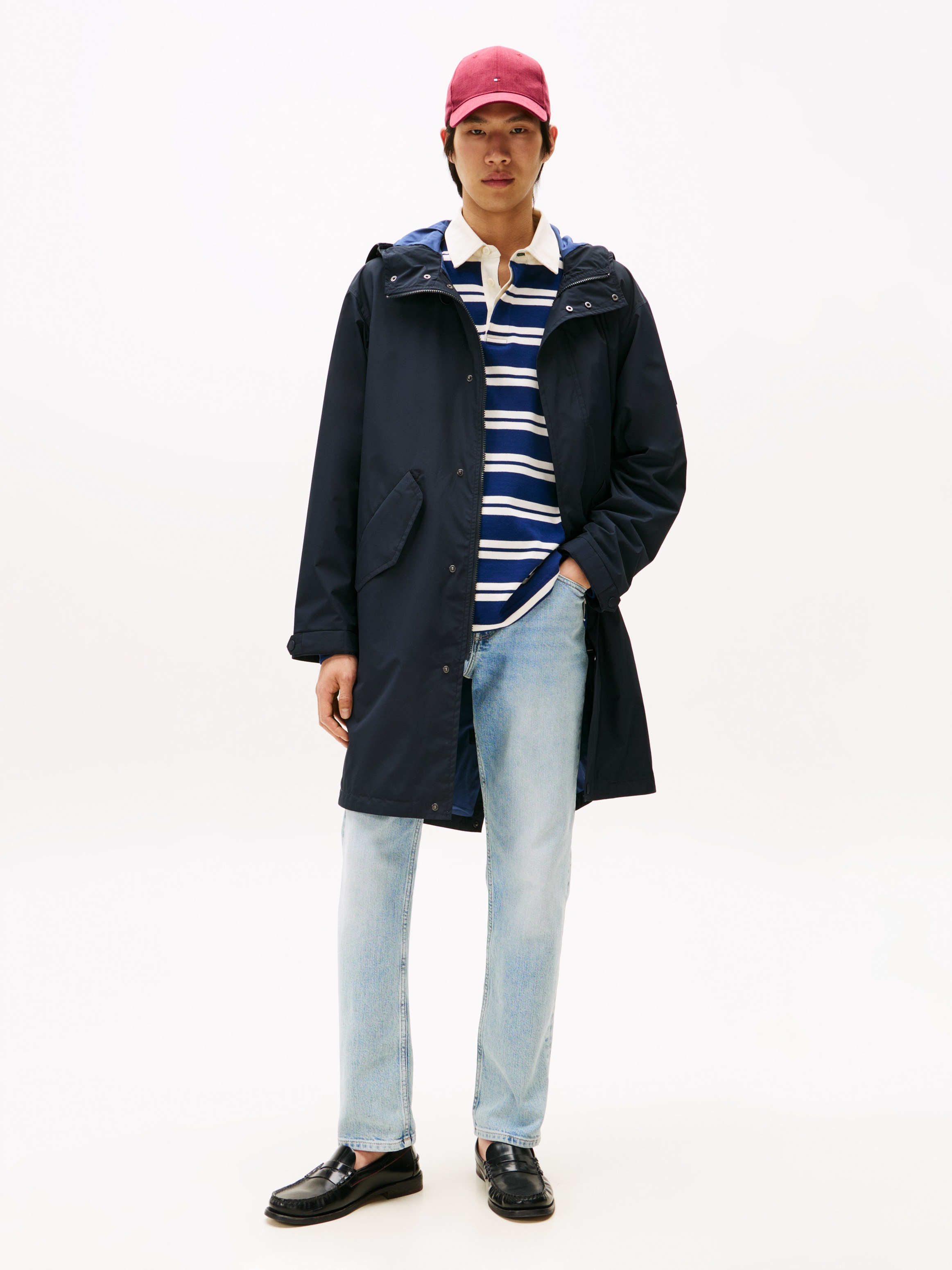 Tommy Hilfiger Parka »PACKABLE PARKA«, mit Kapuze, oversize, feste Kapuze