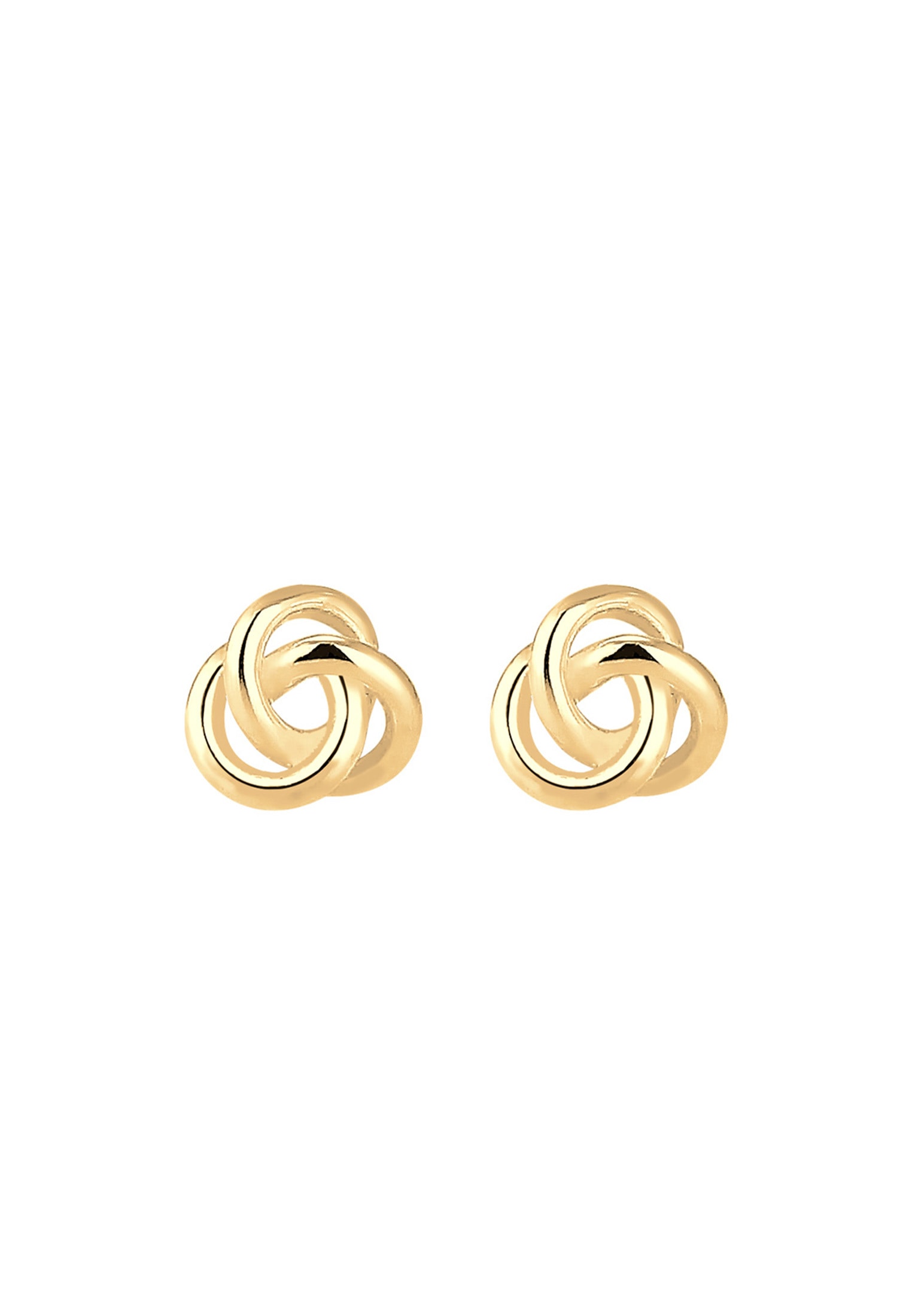 Elli Premium Paar Ohrstecker »Trend Knoten 585 Gelbgold«