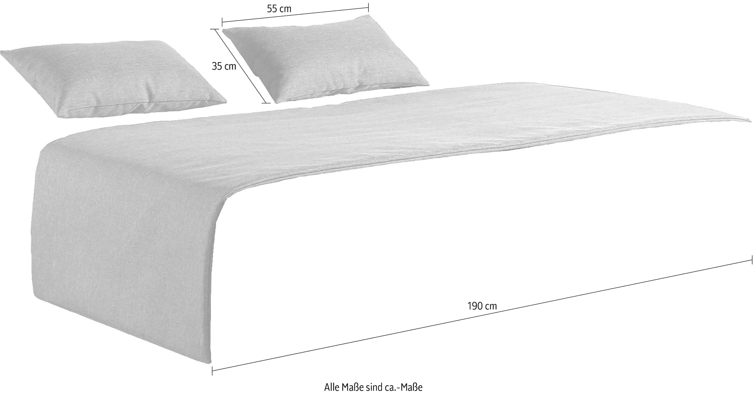 2. Bild von Home affaire Dekokissen »Tommy«, Kissen-Plaidset für »Tommy« Boxspringbett