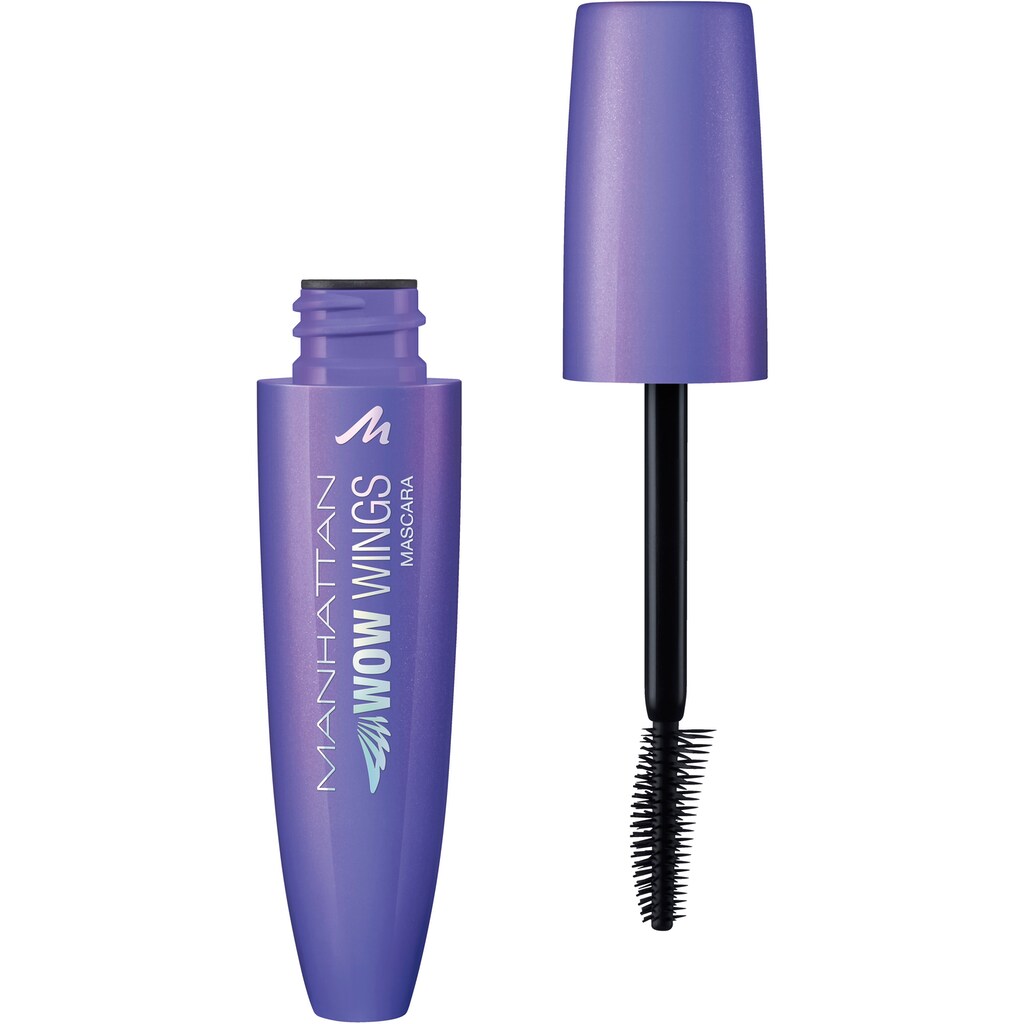 MANHATTAN Augen-Make-Up-Set »WOW Wings Mascara + gratis Wake Up Concealer«, (Set, 2 tlg.)