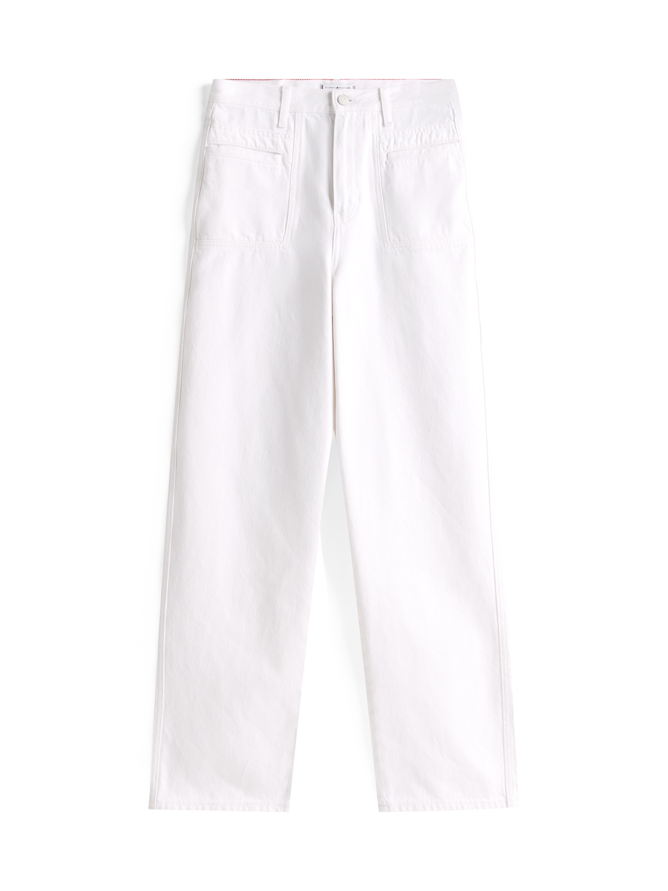 Tommy Hilfiger Straight-Jeans »DNM WHITE RELAXED STRAIGHT HW«