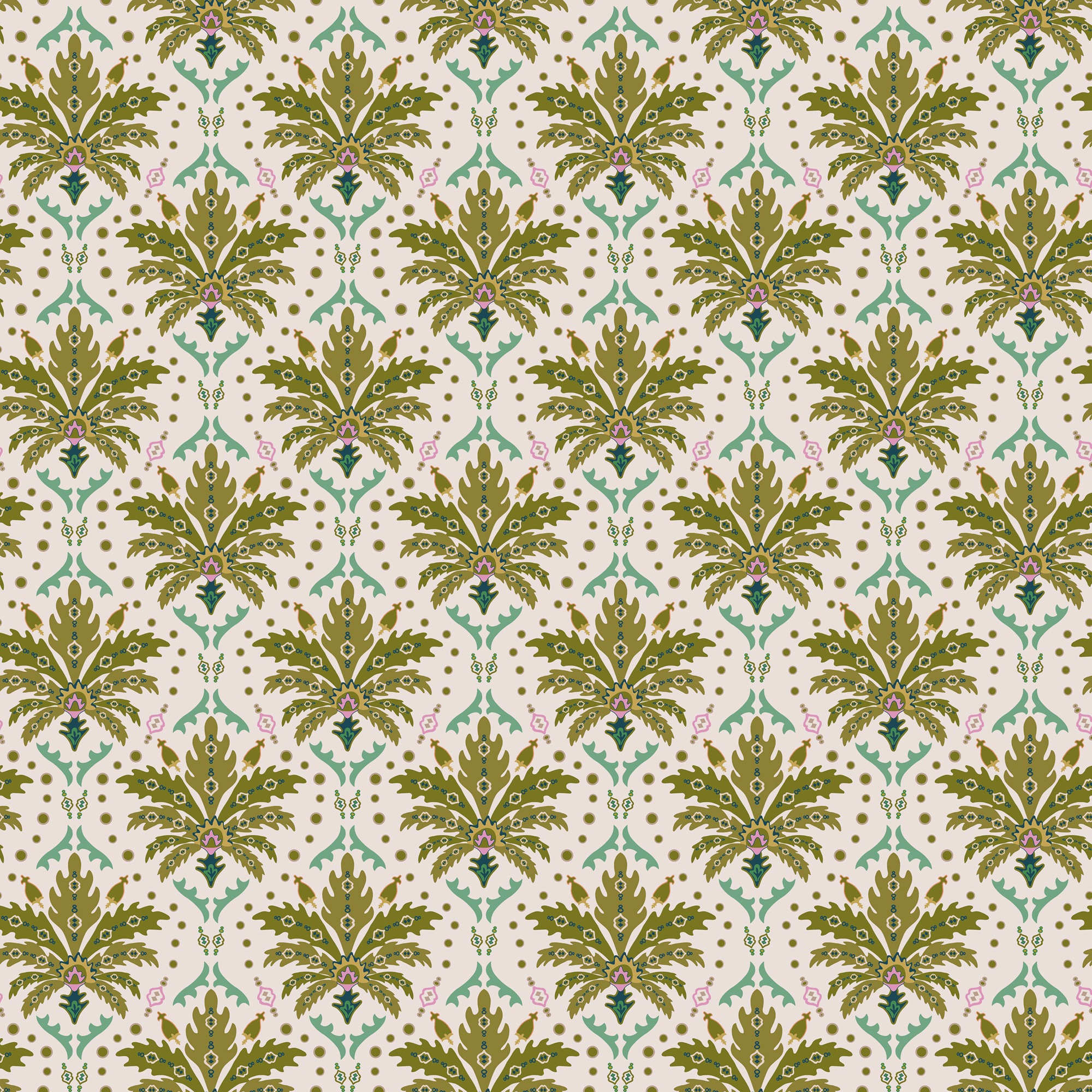 Joules Vliestapete »Palm Geo« Motiv glatt Design Tapeten