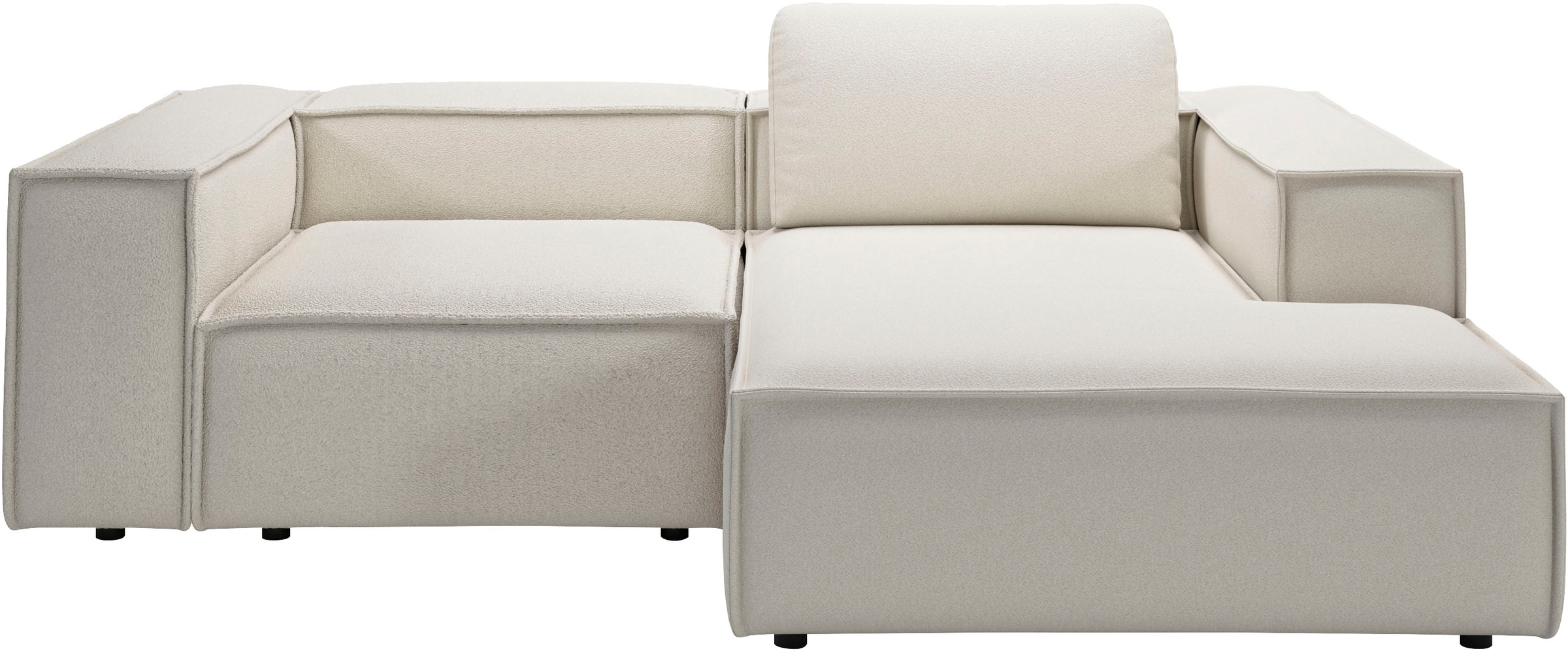 Home affaire Ecksofa »Watertown, kompakte L-Form, 246 cm breite für kleiner günstig online kaufen