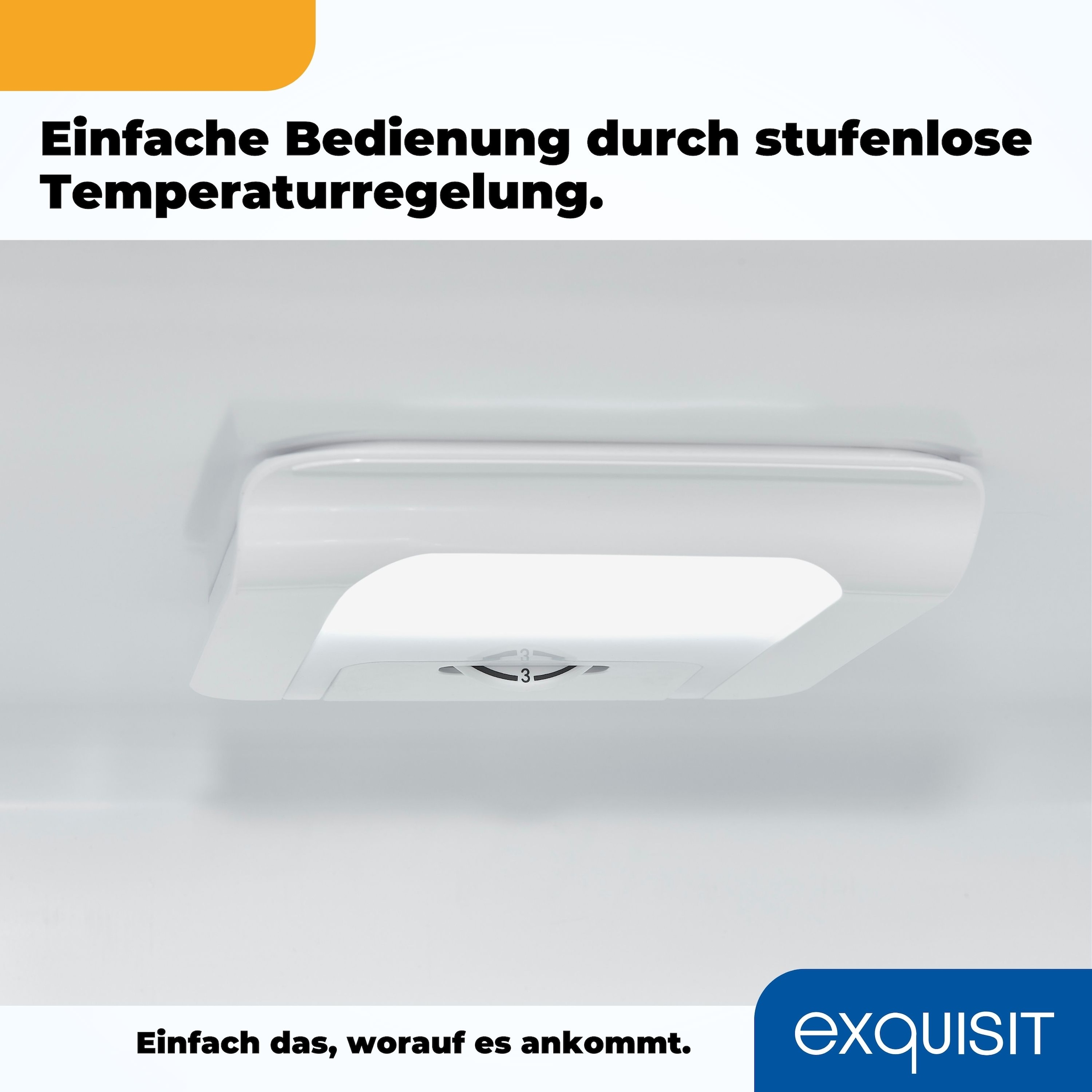 exquisit Vollraumkühlschrank »KS350-V-H-040D inoxlook«