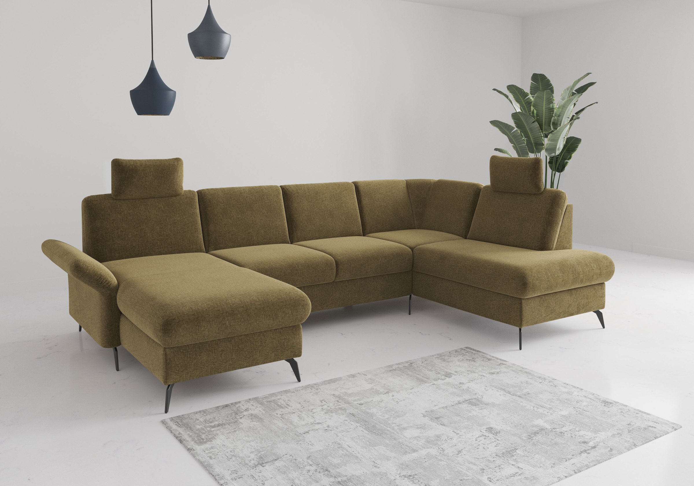 Home affaire Wohnlandschaft »Rochelle« wahlweise mit Bettfunktion, Bettkast günstig online kaufen