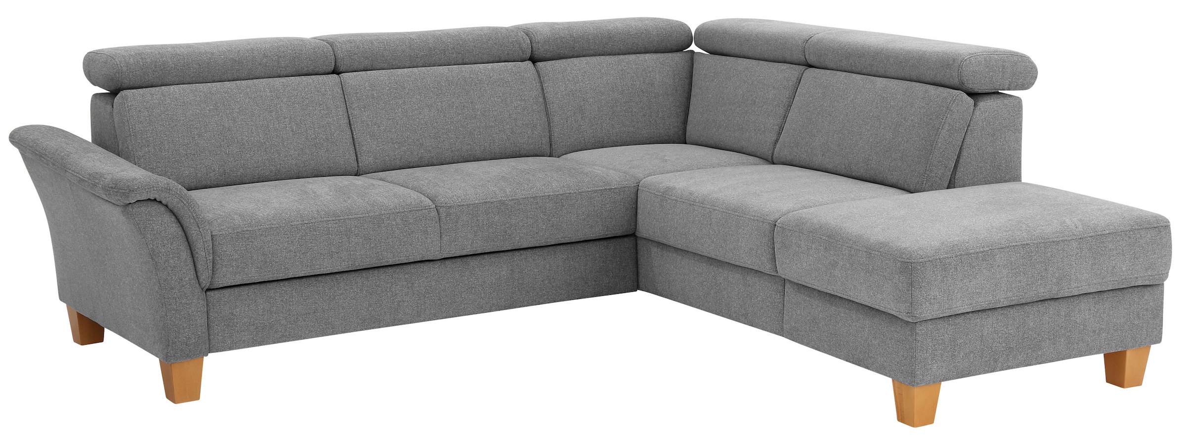 Home affaire Ecksofa »Conville L-Form«, Federkern, wahlweise mit Bettfunktion und Bettkasten bzw. Stauraum