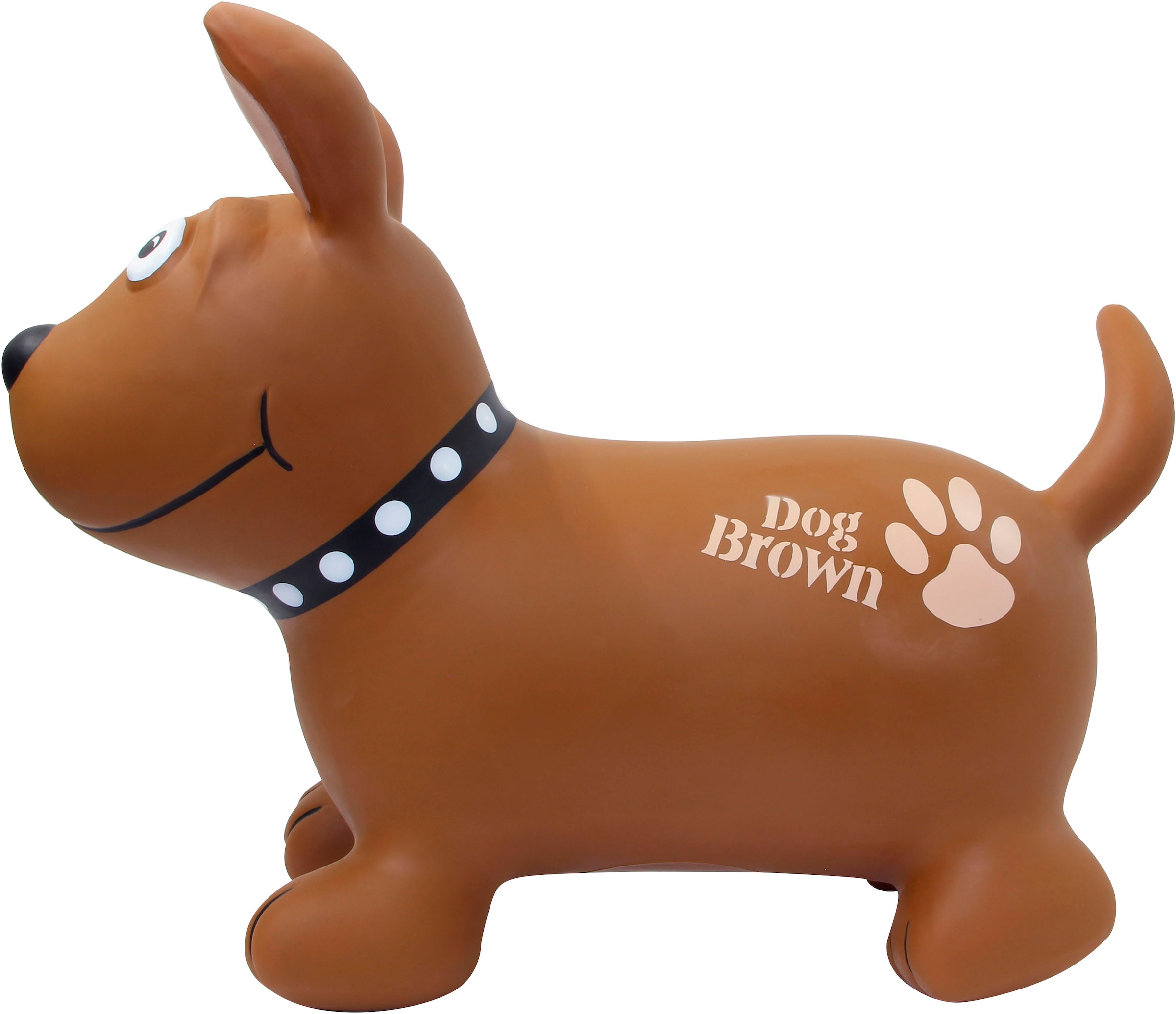 Jamara Hüpftier »Hund, braun«, inkl. Luftpumpe
