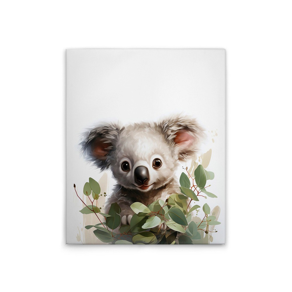 A.S. Création Leinwandbild »Baby Koala - Wandbild Weiß Grün Grau Keilrahmen günstig online kaufen