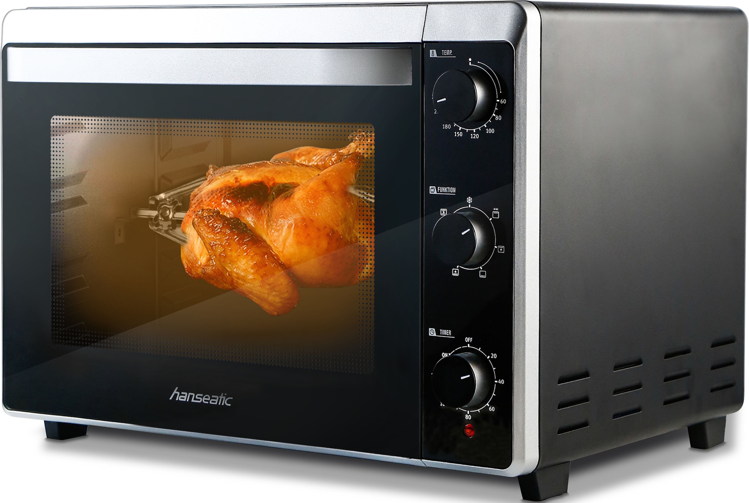 Hanseatic Minibackofen »OT42ML«, mit großem Volumen 42 Liter