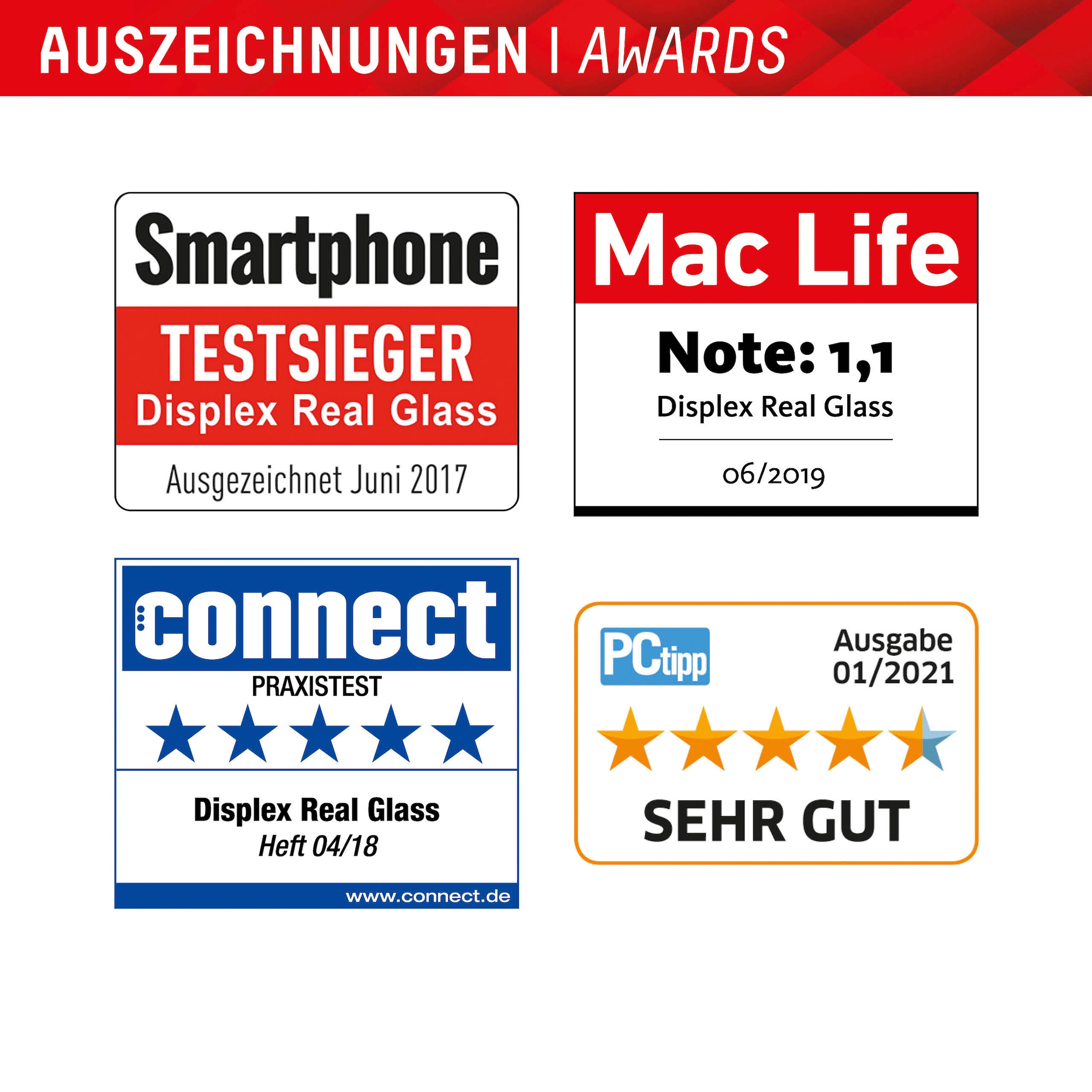 Displex Displayschutzfolie »Real Glass Samsung Galaxy A34 5G« für Samsung Galaxy A34 5G