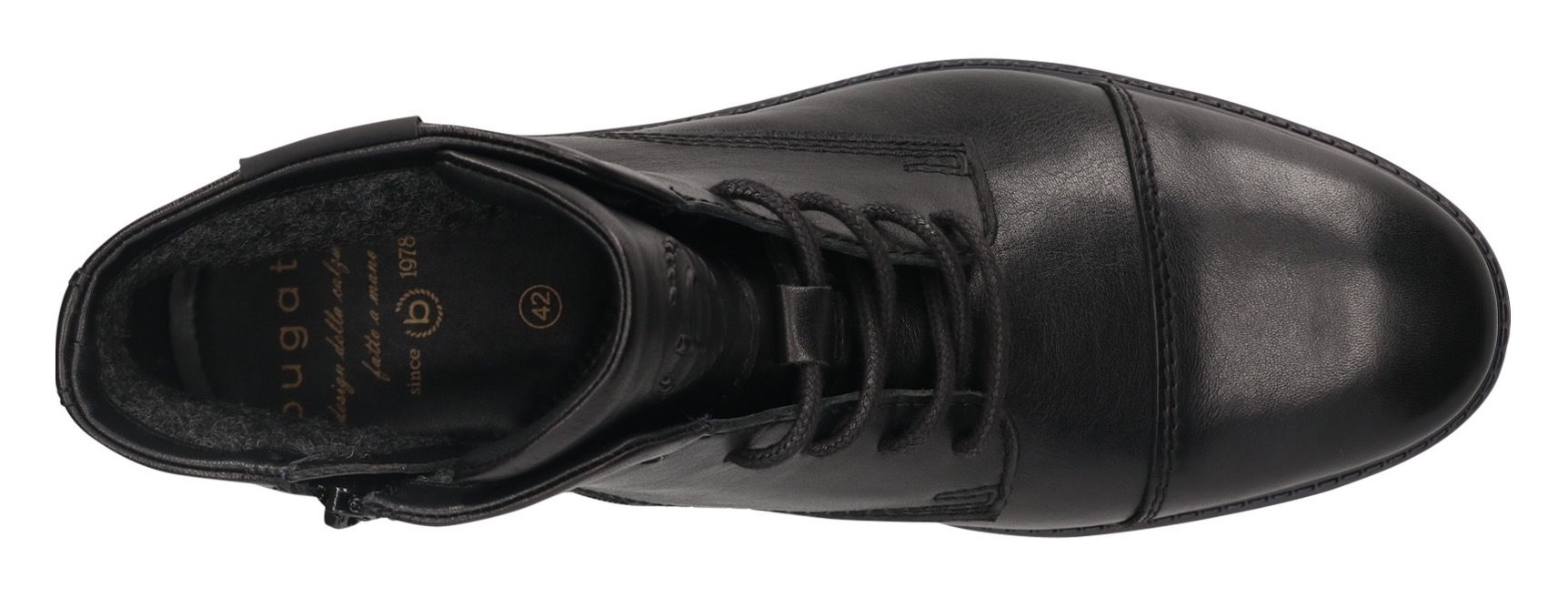 bugatti Schnürboots, Stiefel, Schnürstiefelette, Business-Boots mit Reißverschluss