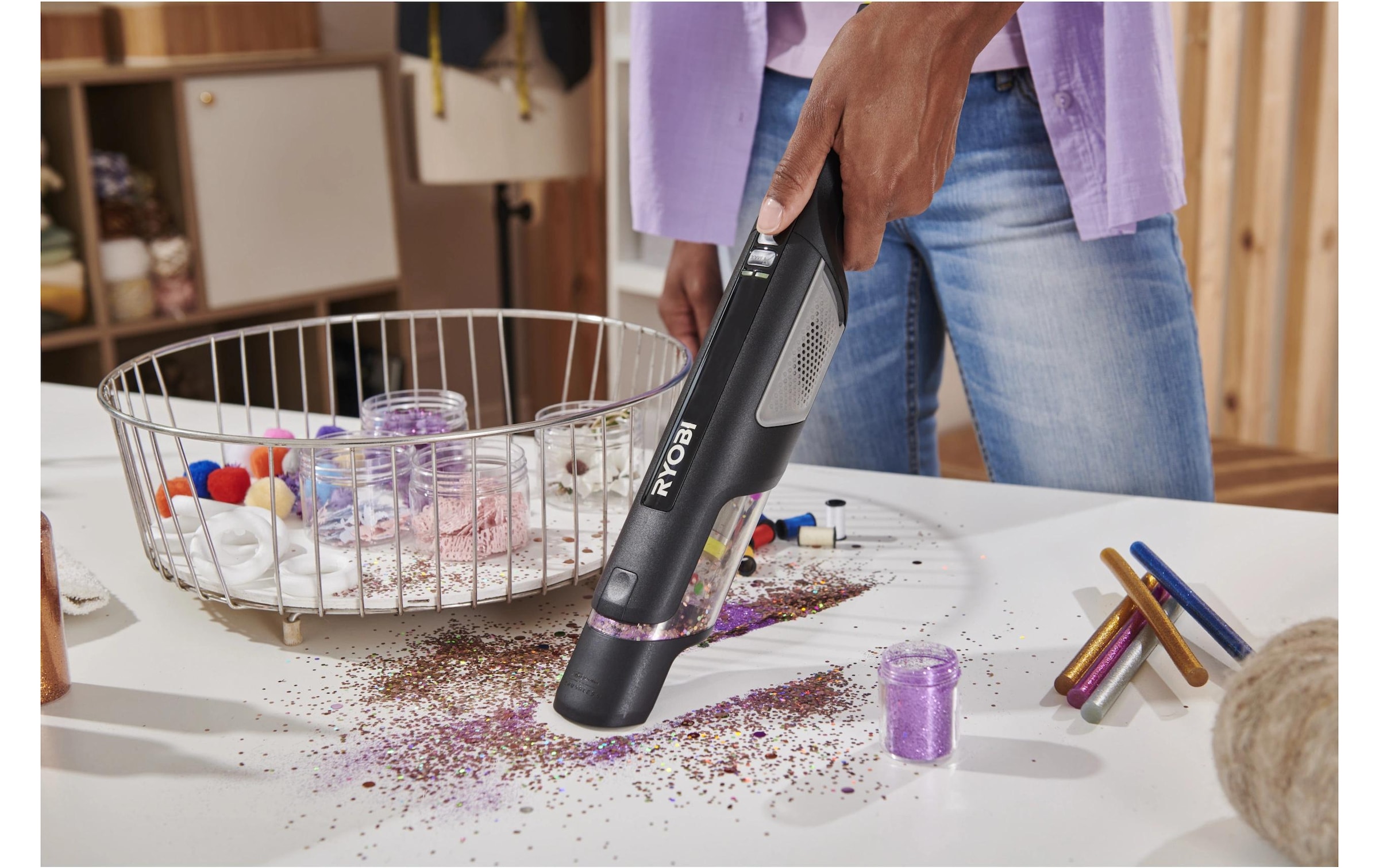 RYOBI Akku-Handstaubsauger »RYOBI RHV44-220G«