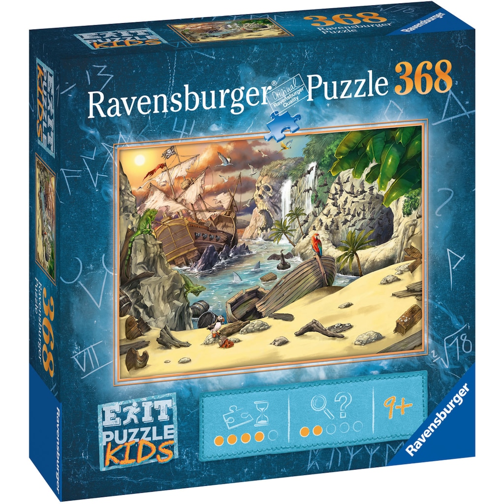 Ravensburger Puzzle »EXIT, Puzzle Kids Das Piratenabenteuer«
