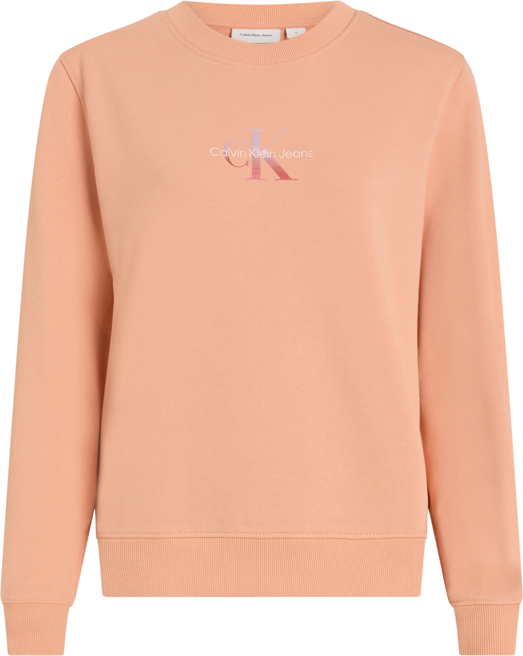 Calvin Klein Jeans Sweatshirt »GRADIENT MONOLOGO CREWNECK«, mit Logo