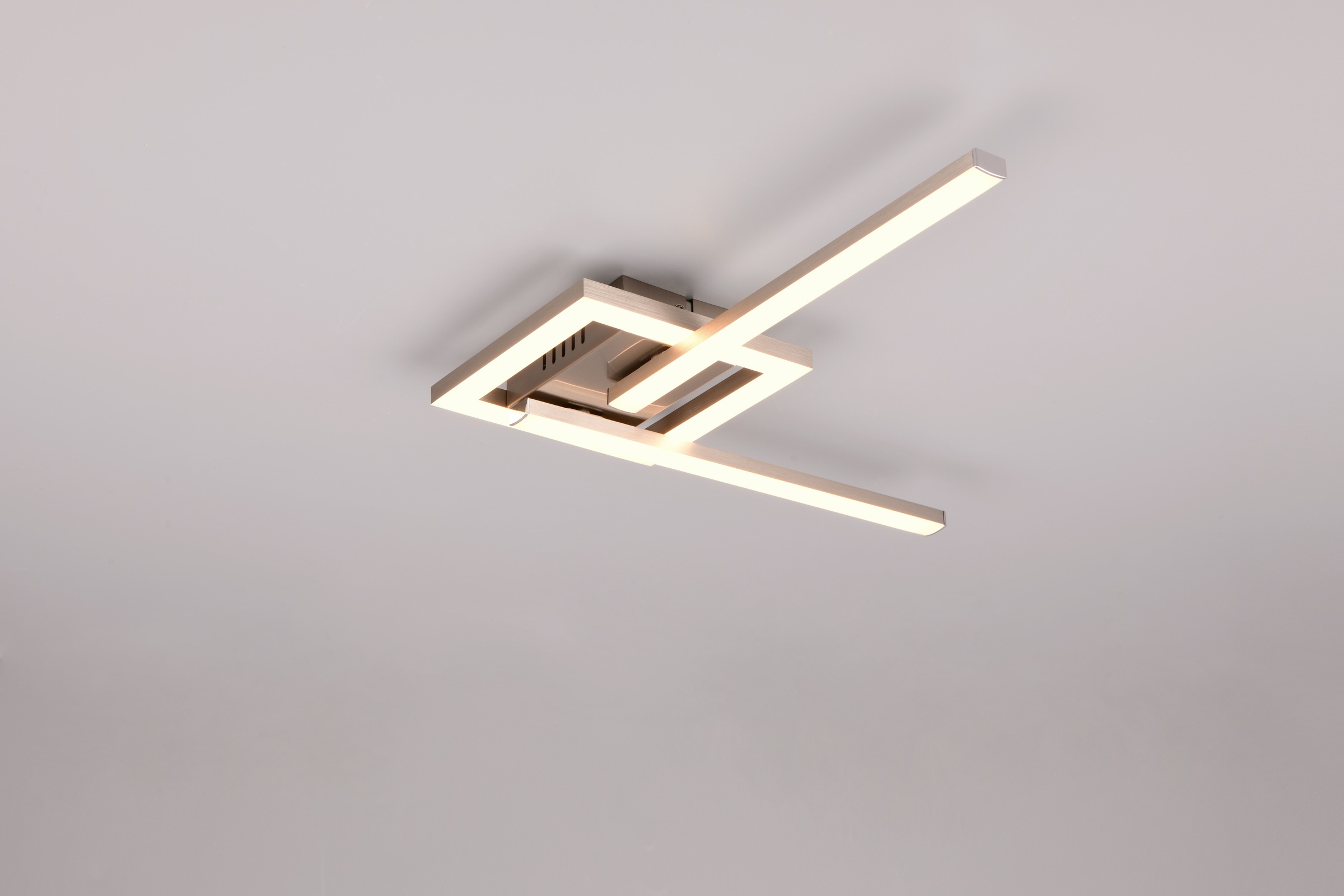 my home LED Deckenleuchte »DAVINIA, als Deckenlampe oder Wandlampe mögl, LED Stäbe schwenkbar«, 1 flammig, Leuchtmittel LED-Board | LED fest integriert, warmweiß 3000K 1860 Lumen 54x16 cm beweglich Flurlampe Wohnzimmerlampe