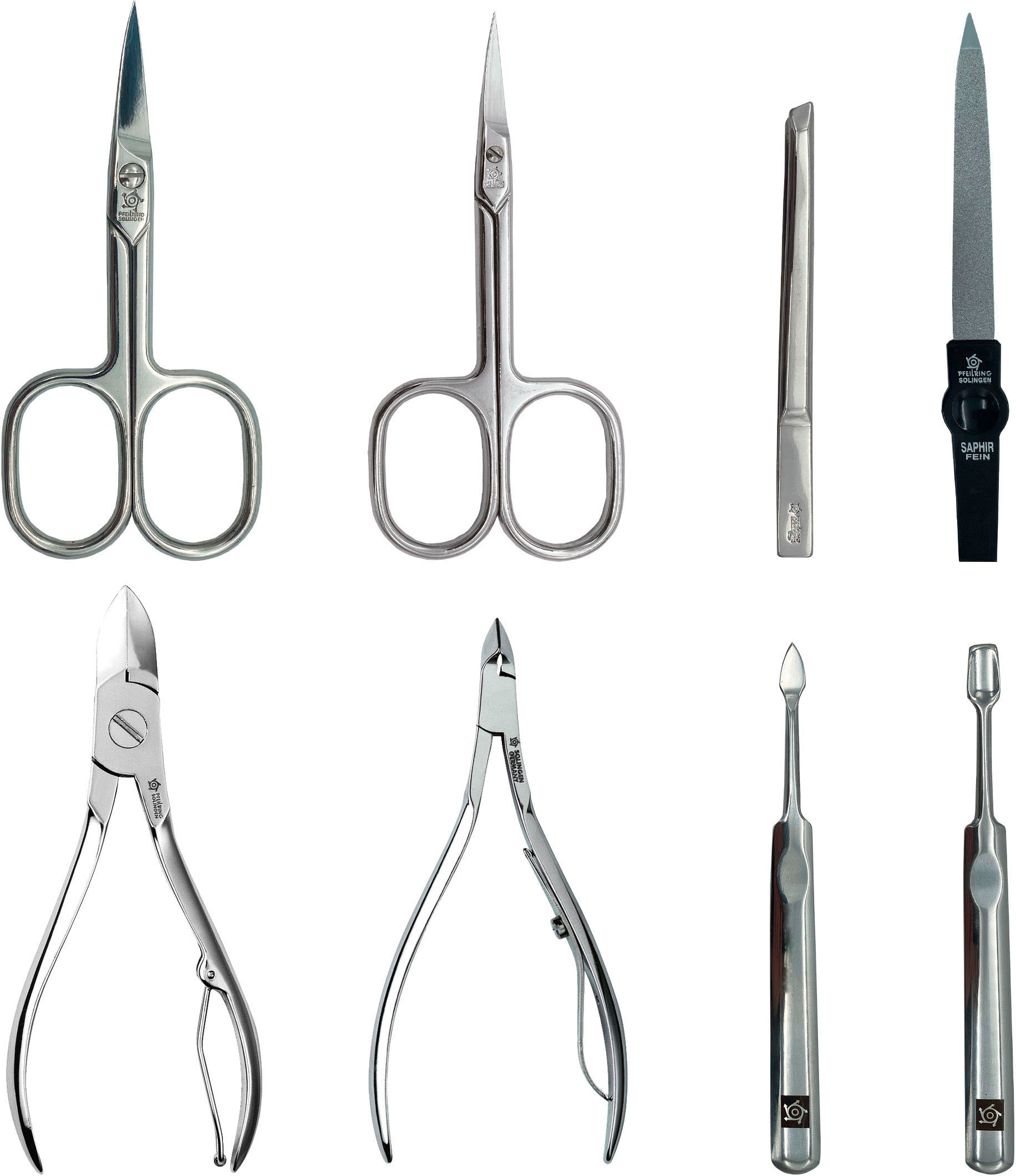 PFEILRING Maniküre-Etui Rahmenetui Rindleder