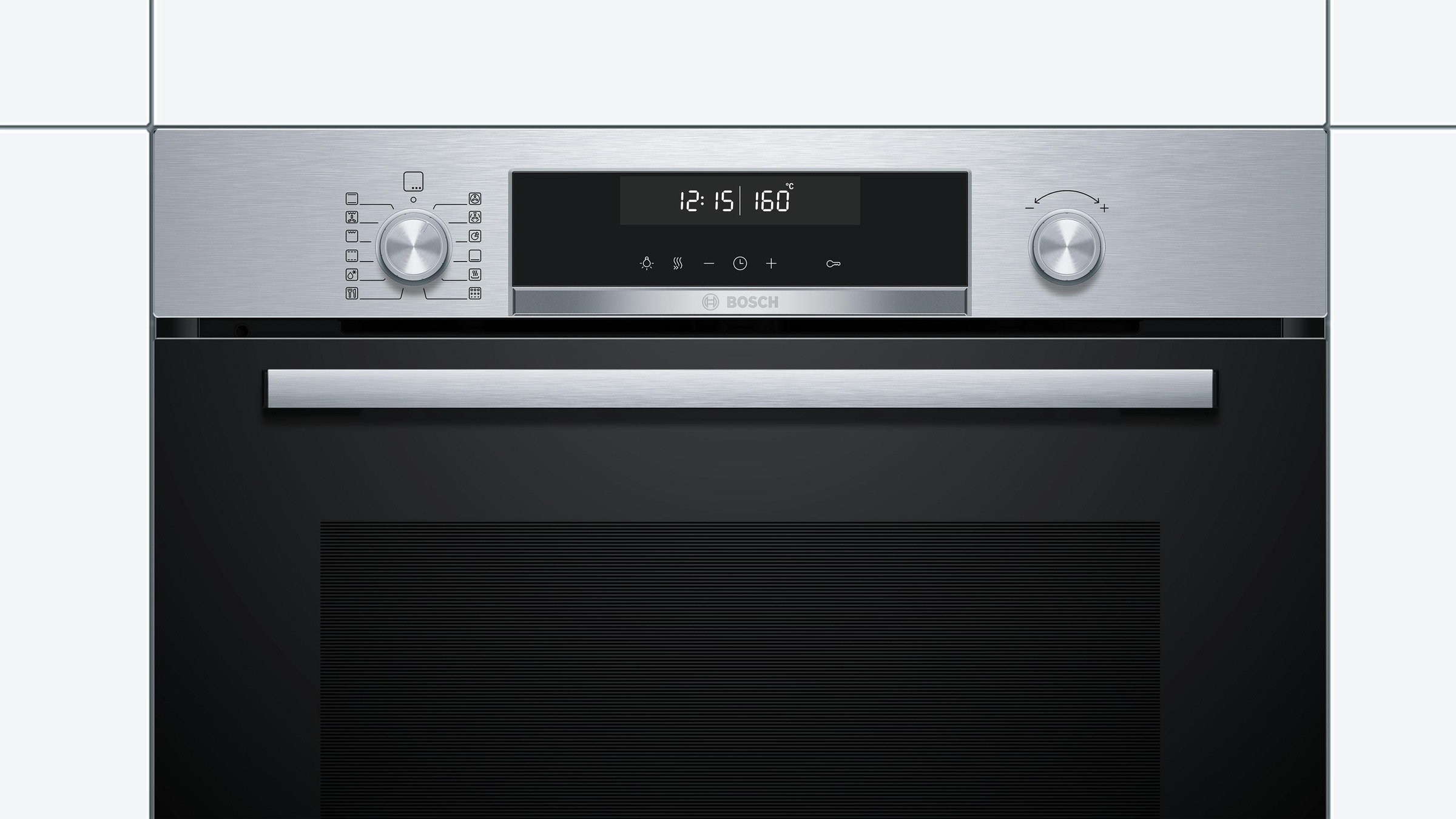 BOSCH Pyrolyse Backofen »HBA578BS0«, Serie 6, HBA578BS0, mit Teleskopauszug nachrüstbar, Pyrolyse-Selbstreinigung