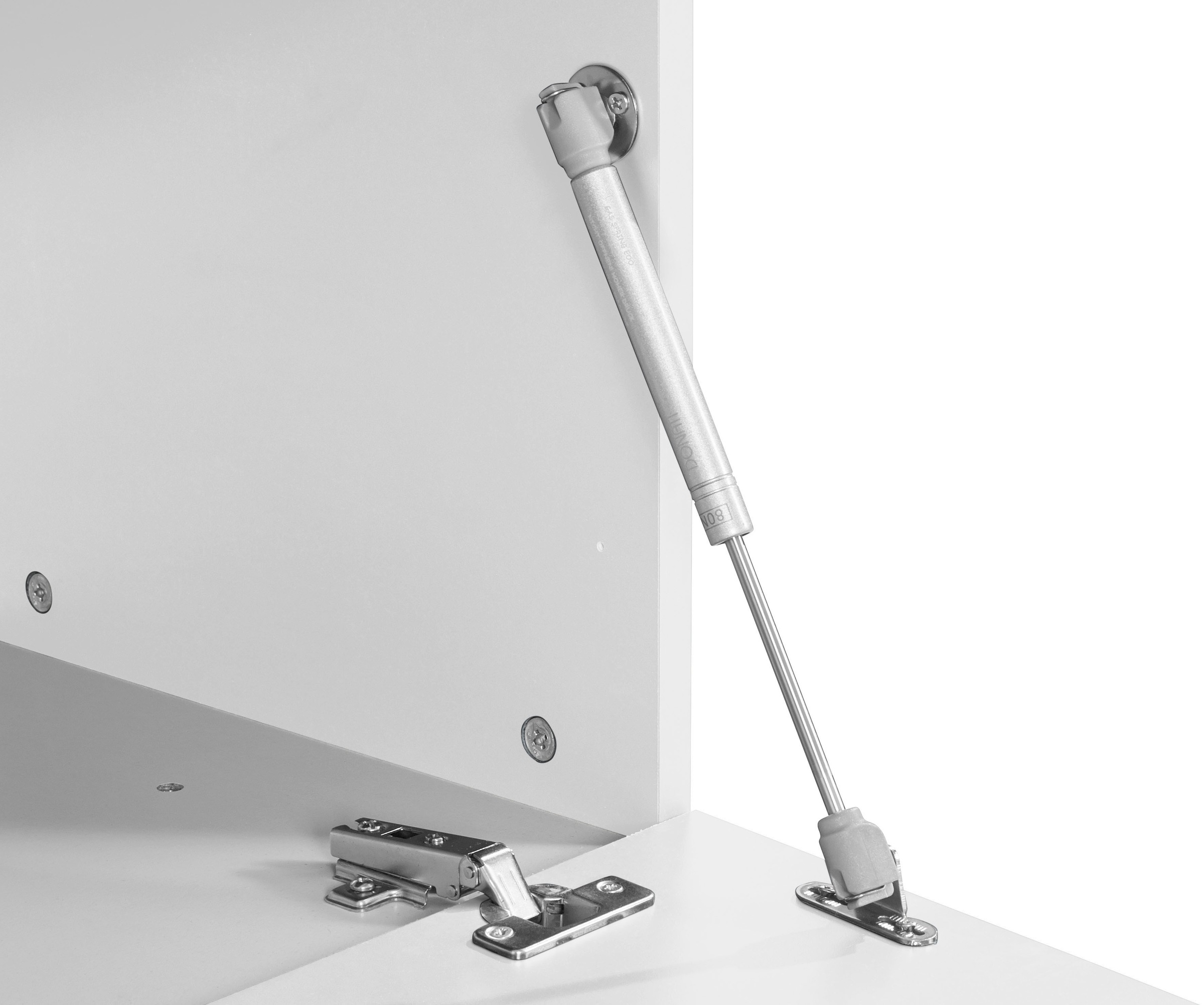 INOSIGN Wohnwand »Coro, Anbauwand, Medienwand«, (Set, 2 St.), Lowboard 4 Fächern Breite 240 und Hängeschrank 6 Fächern Breite 90