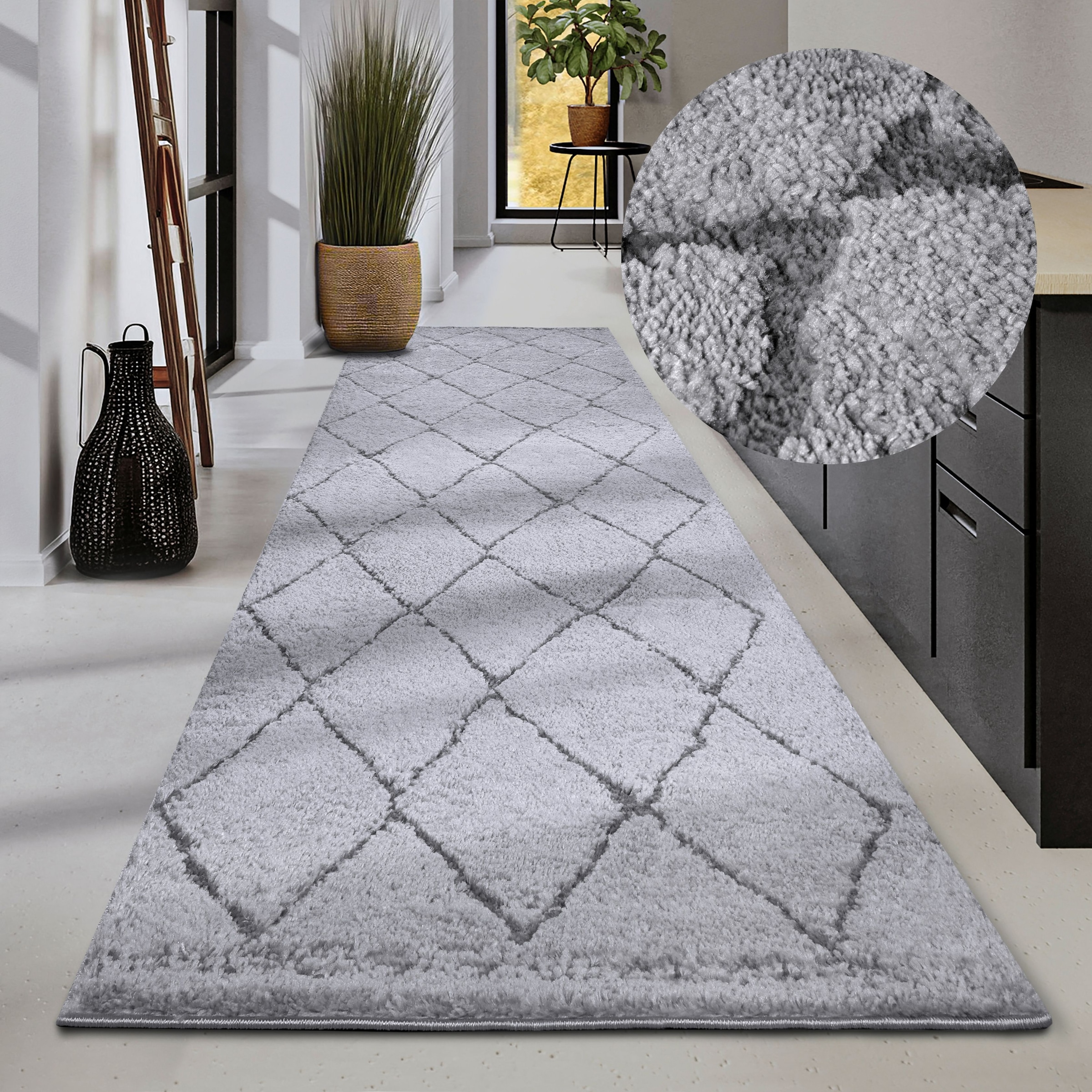 ELLE DECORATION Designteppich »Perrotin«, rechteckig, 18 mm Höhe, Läufer, S günstig online kaufen