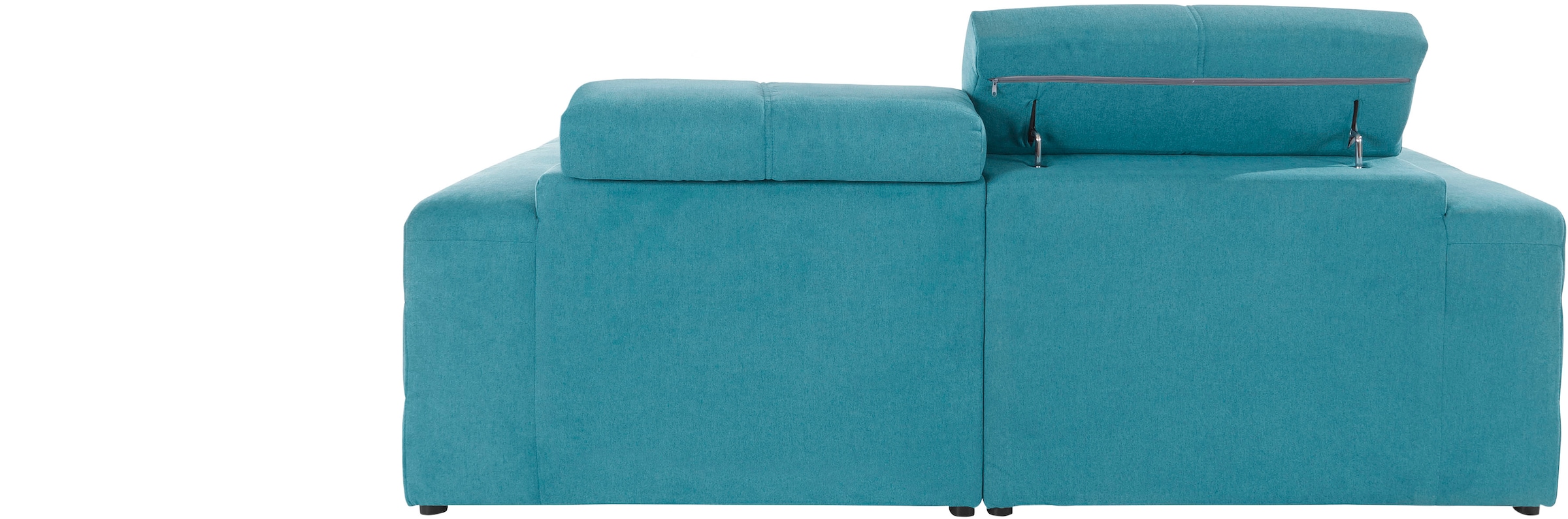DOMO collection Ecksofa »Brandon kleine Ausführung B/T/H: 214/100/80 cm«, Mit Kopfteilverstellung, auch in Leder und Cord, L-Form