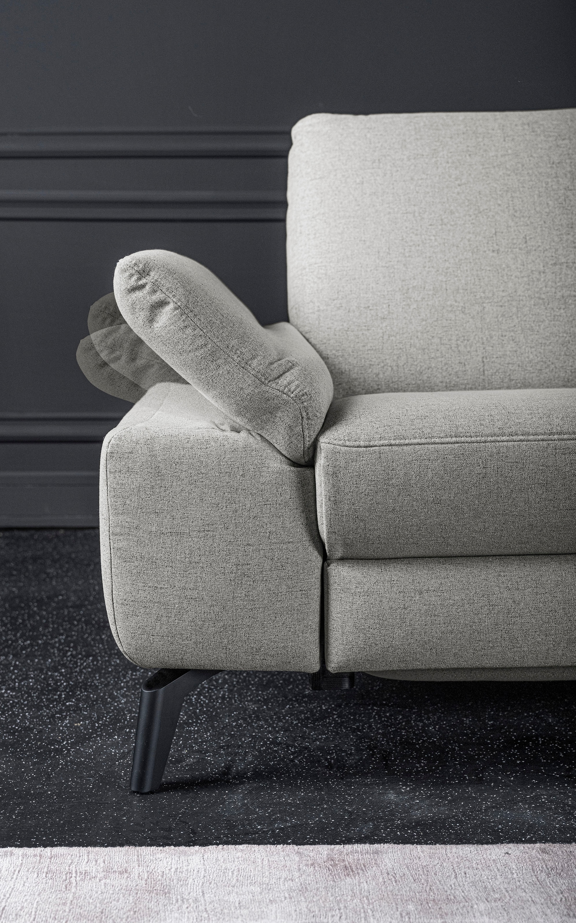 alina Ecksofa, inkl. Kopfstützen, wahlweise mit Relaxfunktion, Breite: 267 cm