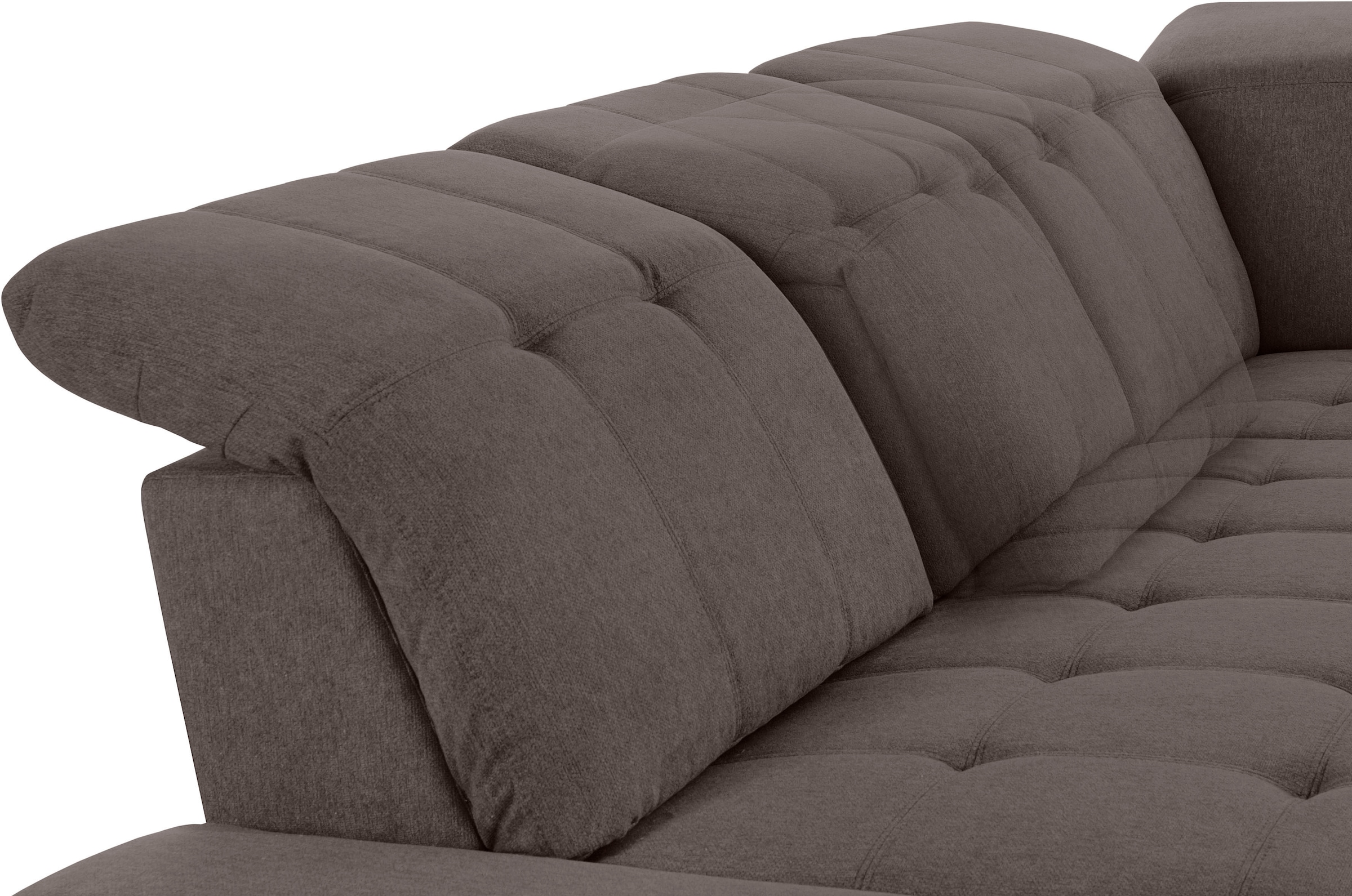 COTTA Ecksofa »Holiday L-Form mit Sitztiefen-, Armteil- und Kopfteilverstellung«, wahlweise mit Bettfunktion & Bettkasten