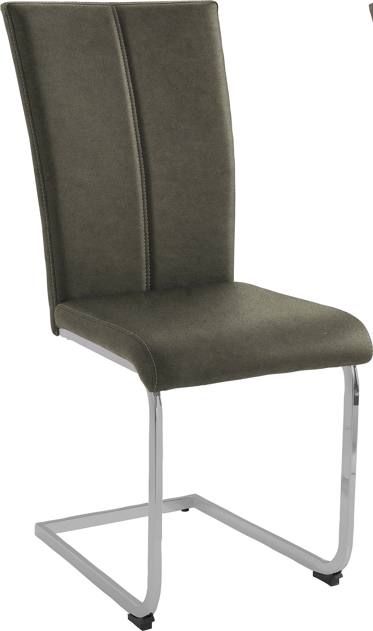 Home affaire Freischwinger »Nils« (Set) 2 Stk.Stuhl belastbar bis 120 Kg, Gestell Metall im Chrom-Look oder Schwarz