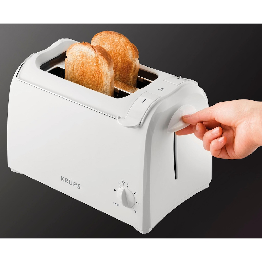 Krups Toaster »Pro Aroma KH1511«, 2 lange Schlitze, für 2 Scheiben, 700 W