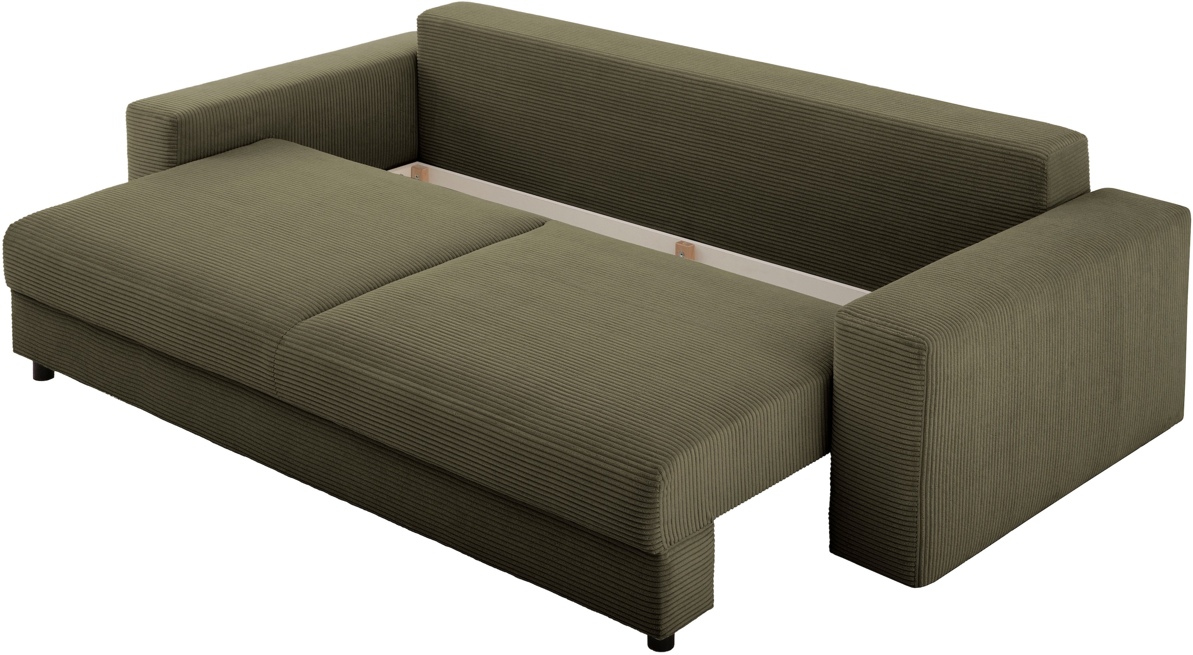 LeGer Home by Lena Gercke Schlafsofa »Imoga, Polster mit Schlaffunktion, 3-Sitzer Sofa, Couch mit Bettkasten«, in modernen Farben und Stoffen, Bettfunktion, Liegefläche: 200x150 cm