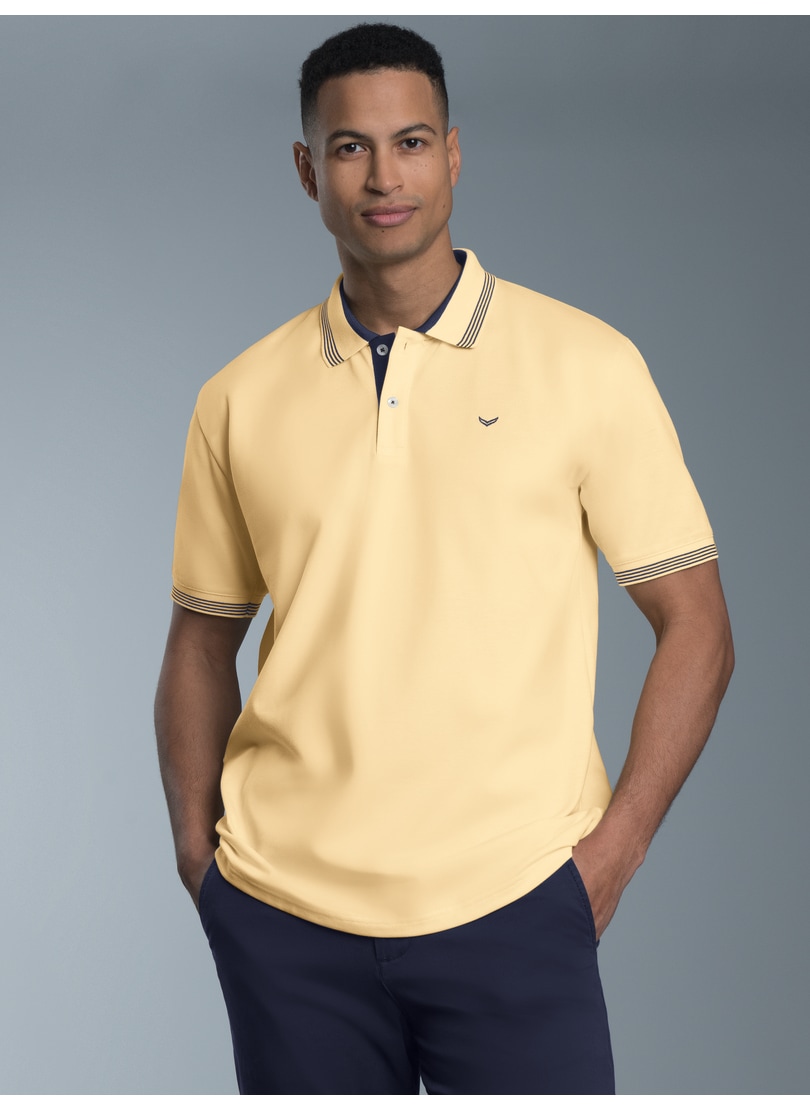 Trigema Poloshirt »TRIGEMA Poloshirt mit kontrastfarbigen Akzenten«, (1 tlg.)