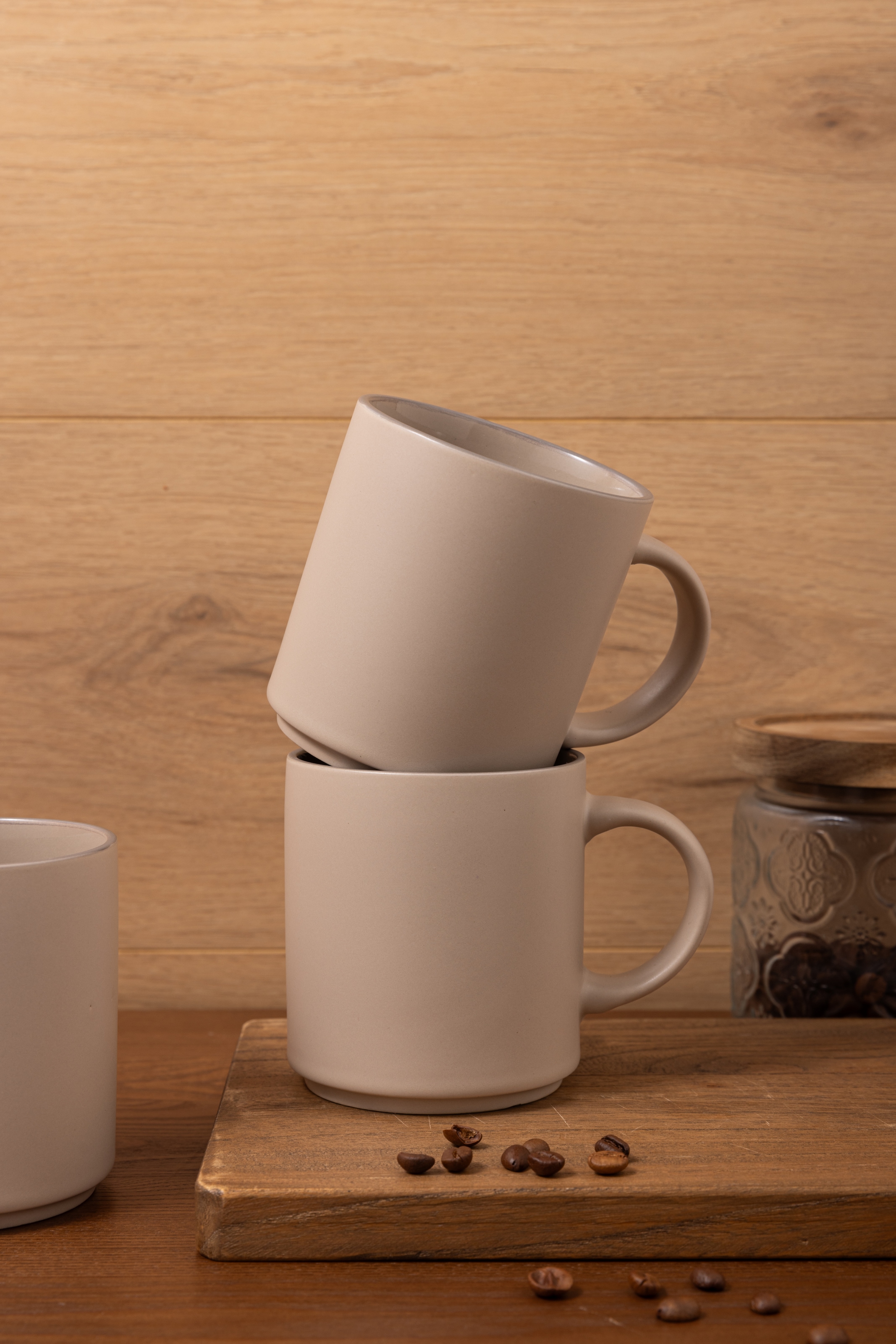 OTTO home Becher »Kaffeebecher Ylvii, 6er Set« spülmaschinenfest und mikrowellengeeignet, 350 ml