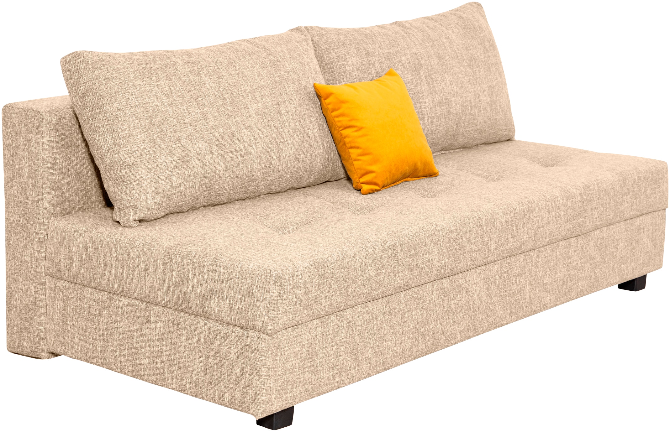 COLLECTION AB Schlafsofa »DARIA inklusive Schlafunktion und Bettkasten«, Schlafsofa,Bettfunktion,Bettkasten,inklusive Rückenkissen,Federkern